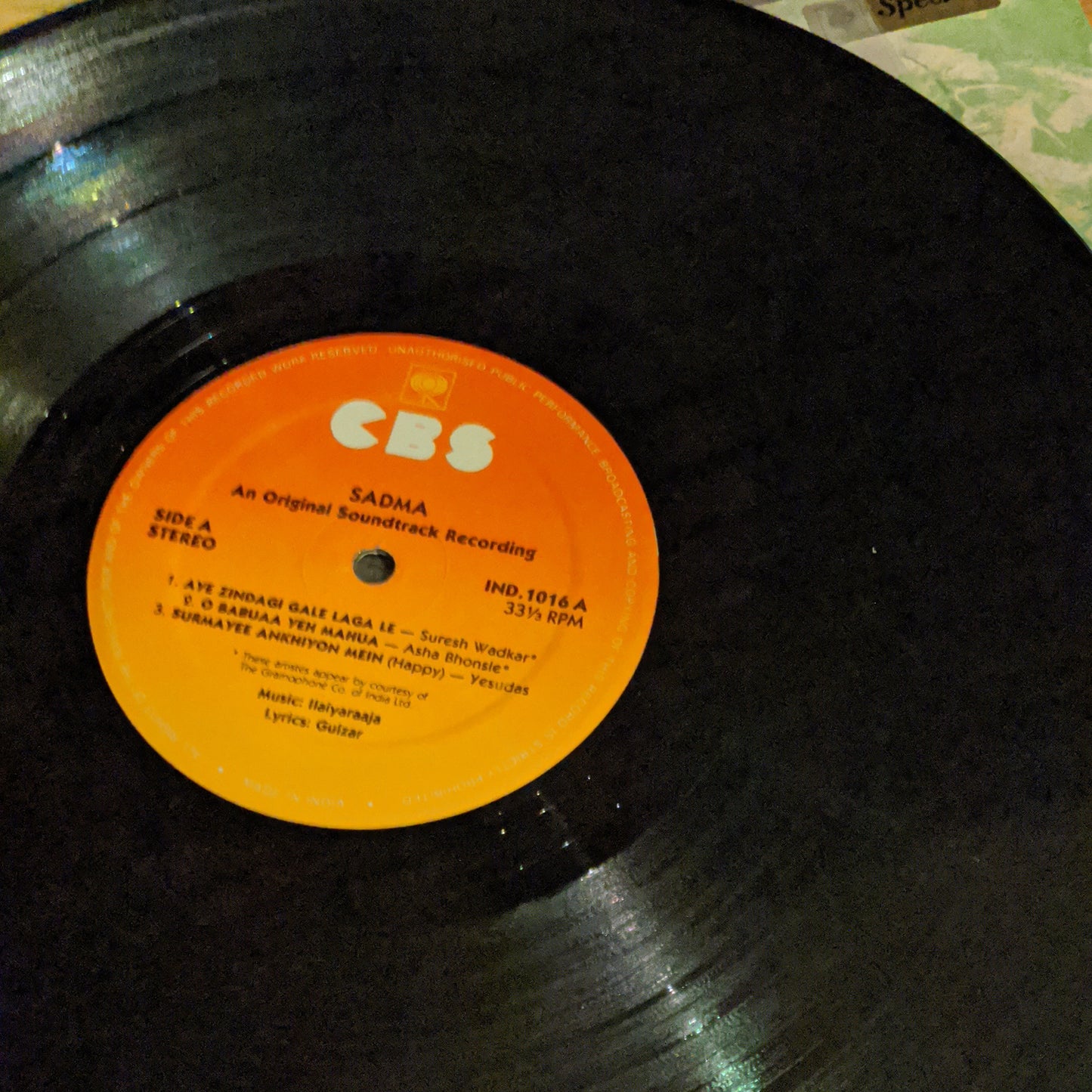 Sadma - Ilayraaja and Gulzar - Superhit Must have - in near mint condition