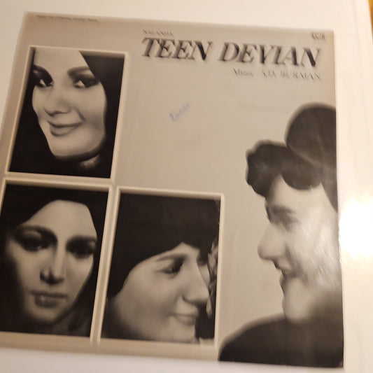 Teen Devian - S D Burman Kishore Kumar Rafi lata - Record Superhit in Excellent+ Condition