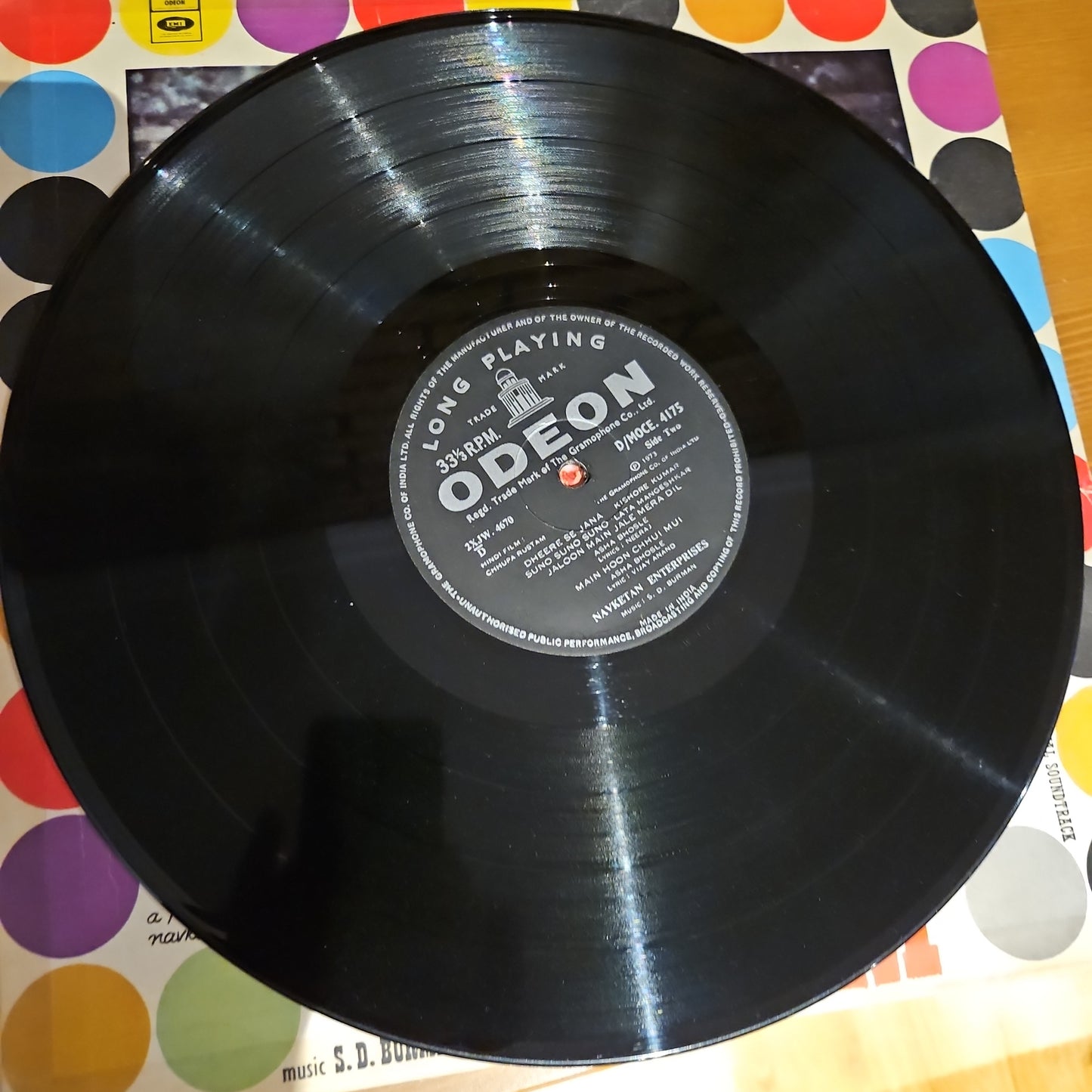 chhupa Rustam - S D burman - 1st heavy odeon in excellent to near mint