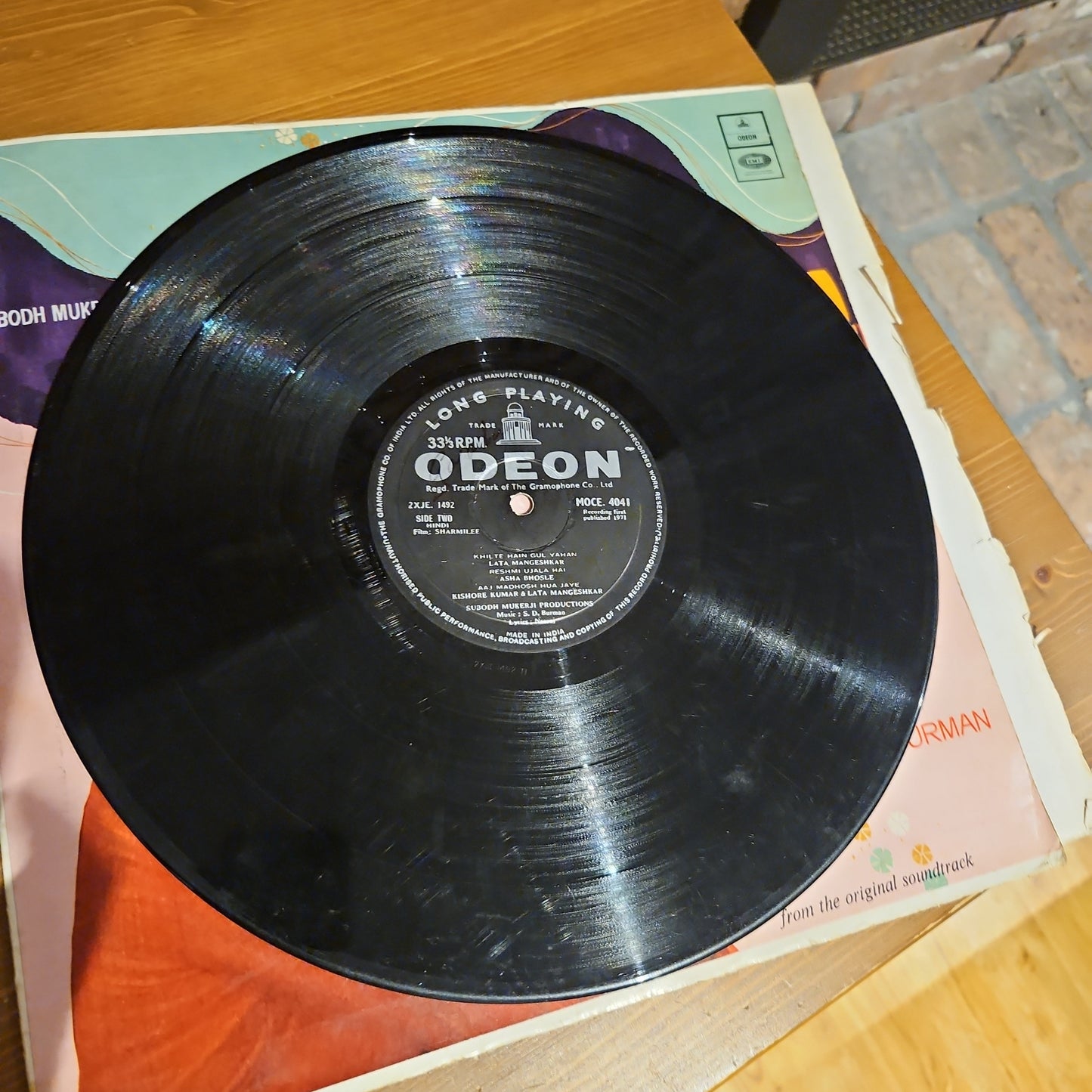 Sharmilee - Music by S D Burman - 1st ed. Odeon double ring VG+