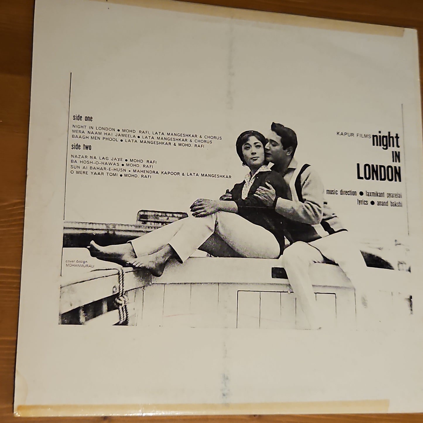 Night in London - Music Laxmikant Pyarelal, Rafi Lata in near mint pristine