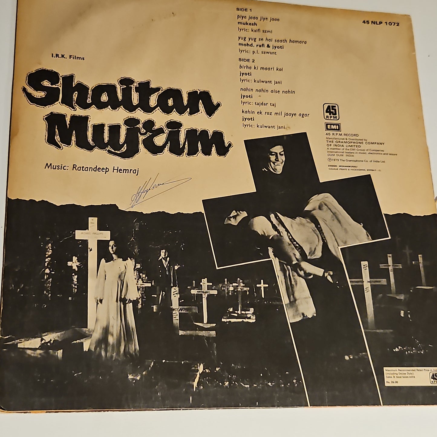 Ratandeep Hemraj Shaitan Mujrim in near mint