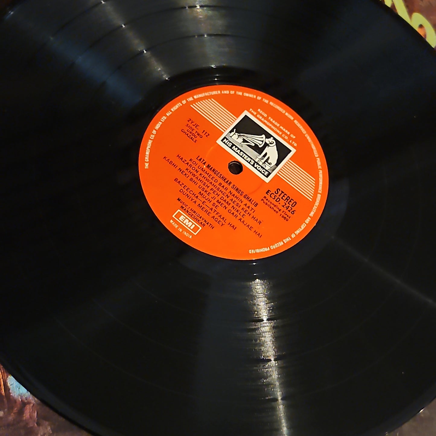 Lata Mangeshkar Lata Mangeshkar Sings Ghalib - near mint