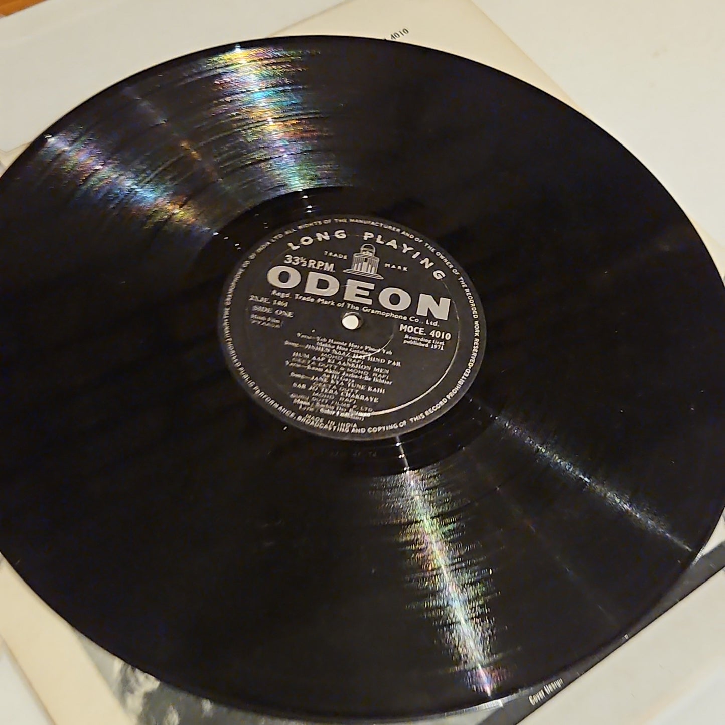 Pyaasa - S D Burman and Guru Dut eternal classic - 1st Edition Ring Odeon Record - near mint