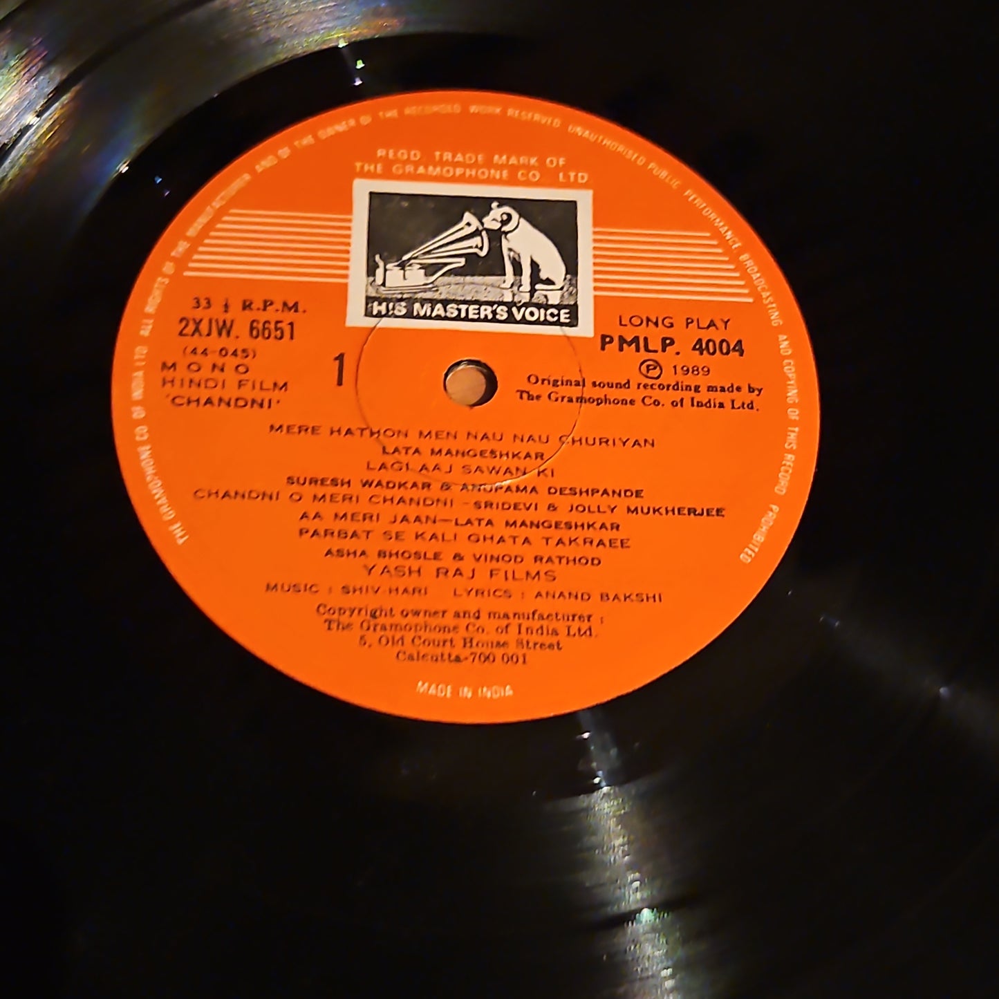 Chandni - Shiv Hari superhit in Near mint pristine Gatefold edition