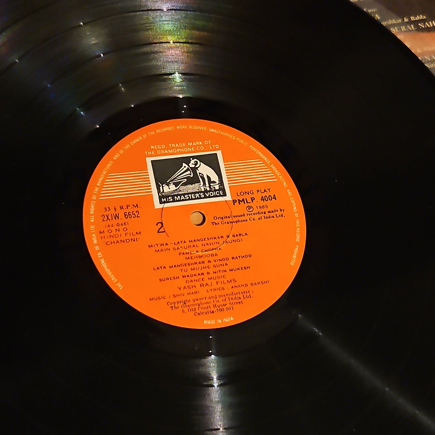 Chandni - Shiv Hari superhit in Near mint pristine Gatefold edition