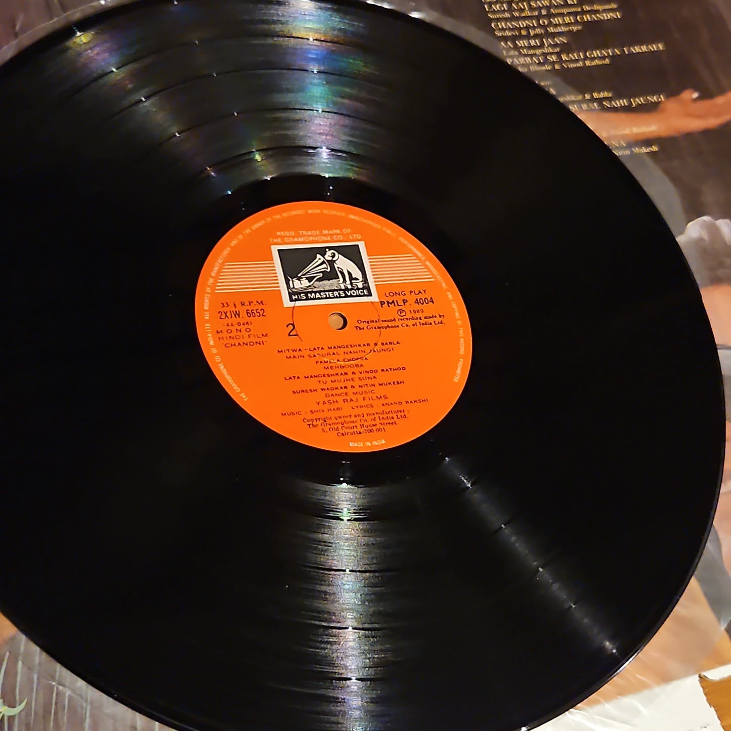 Chandni - Shiv Hari superhit in Near mint pristine Gatefold edition