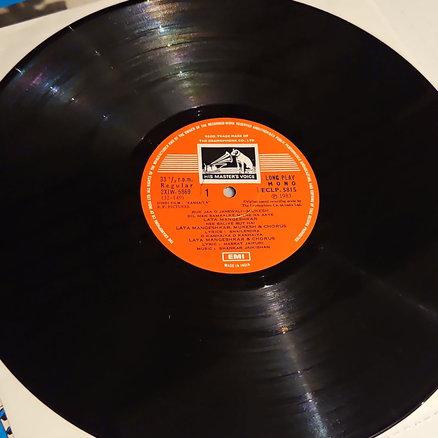 Kanhaiya - Shankar Jaikishan, Rajkappr superhit in Excellent condition