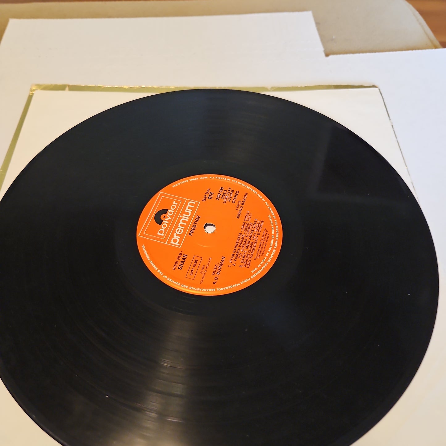 SHAAN - Bollywood Funk R D Burman VG++ Multi Fold sleeve