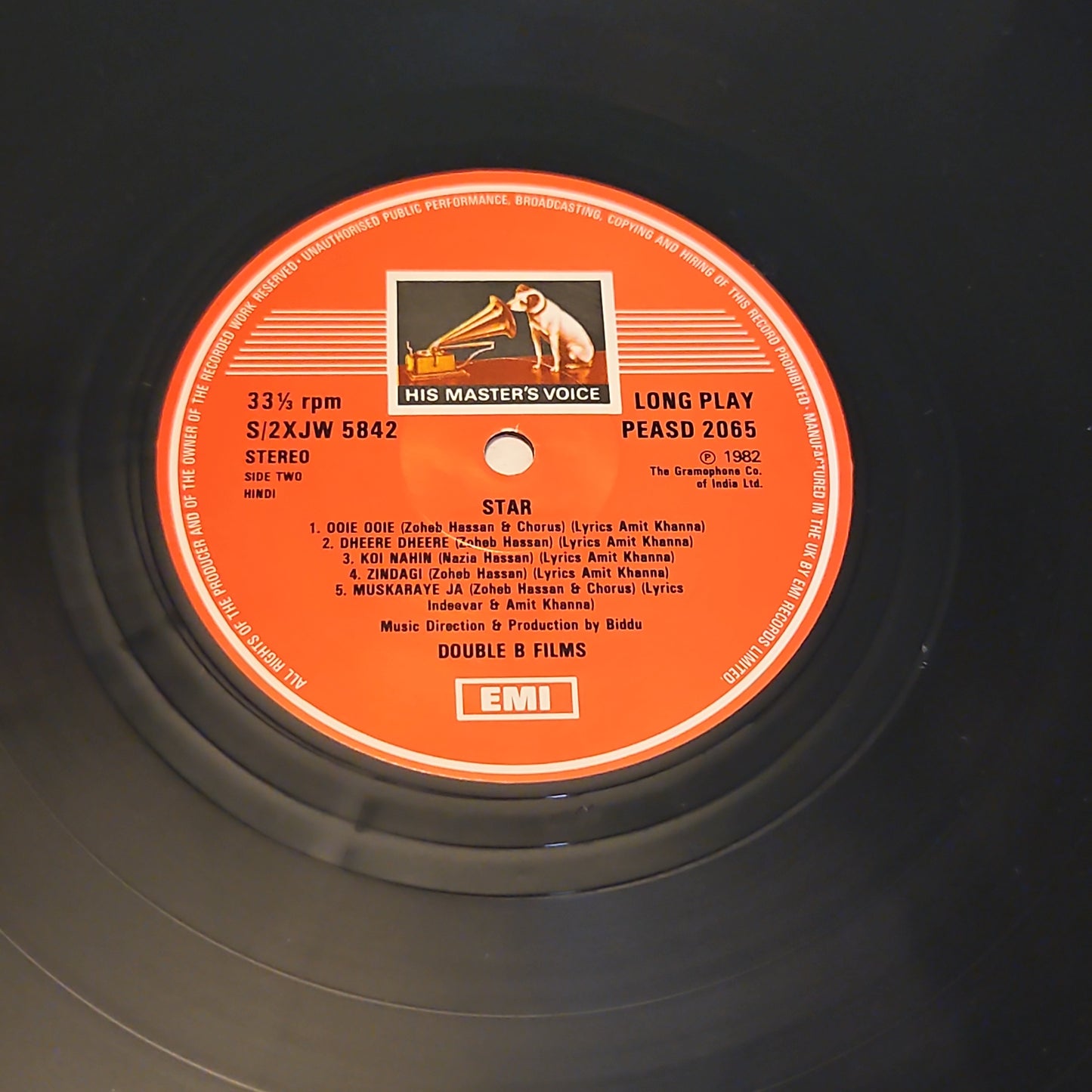 Star - Nazia & Zoheb Hassan* - & - Biddu Star in excellent condition