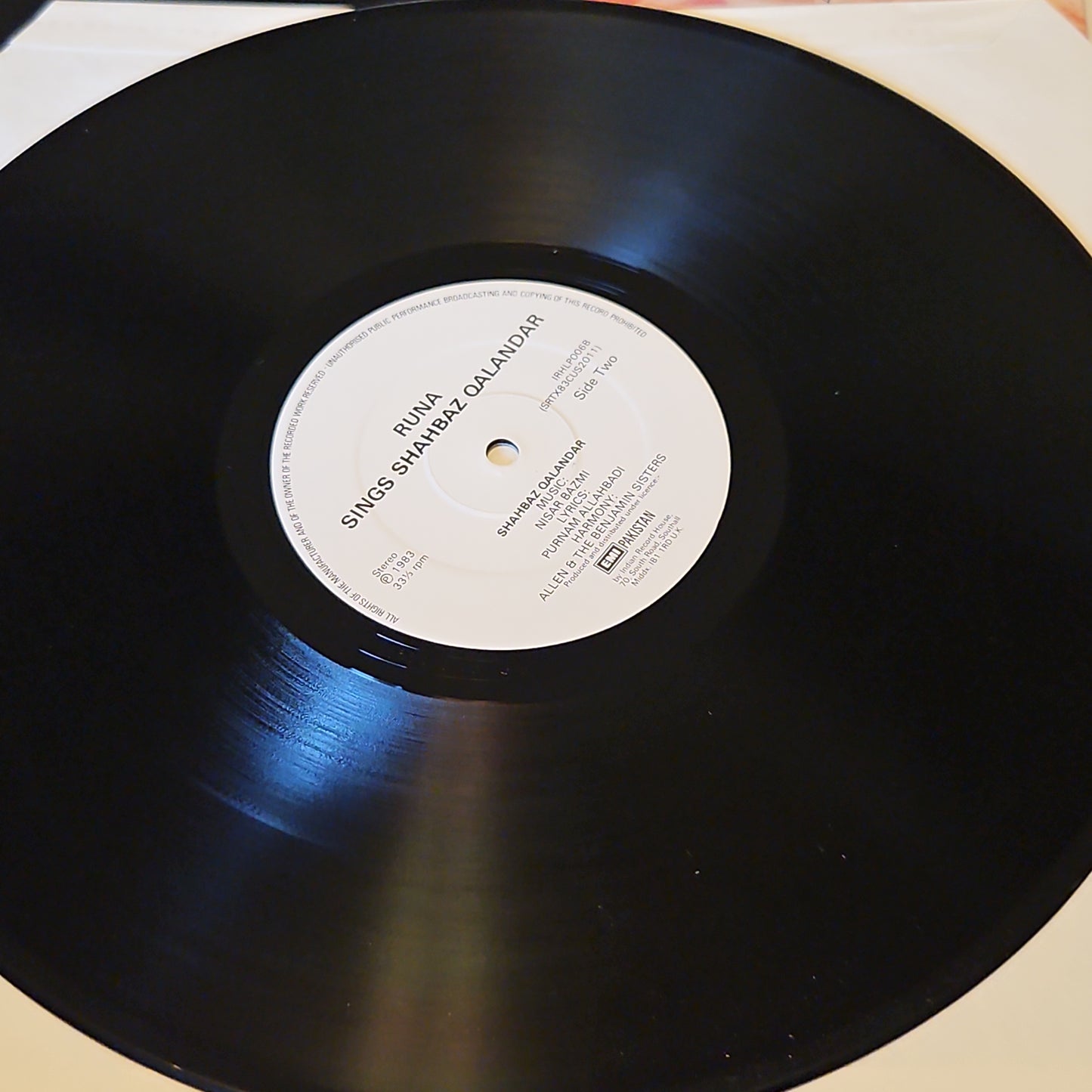 Runa Laila - - Runa Goes Disco featuring Shabaz Qalandar near mint.