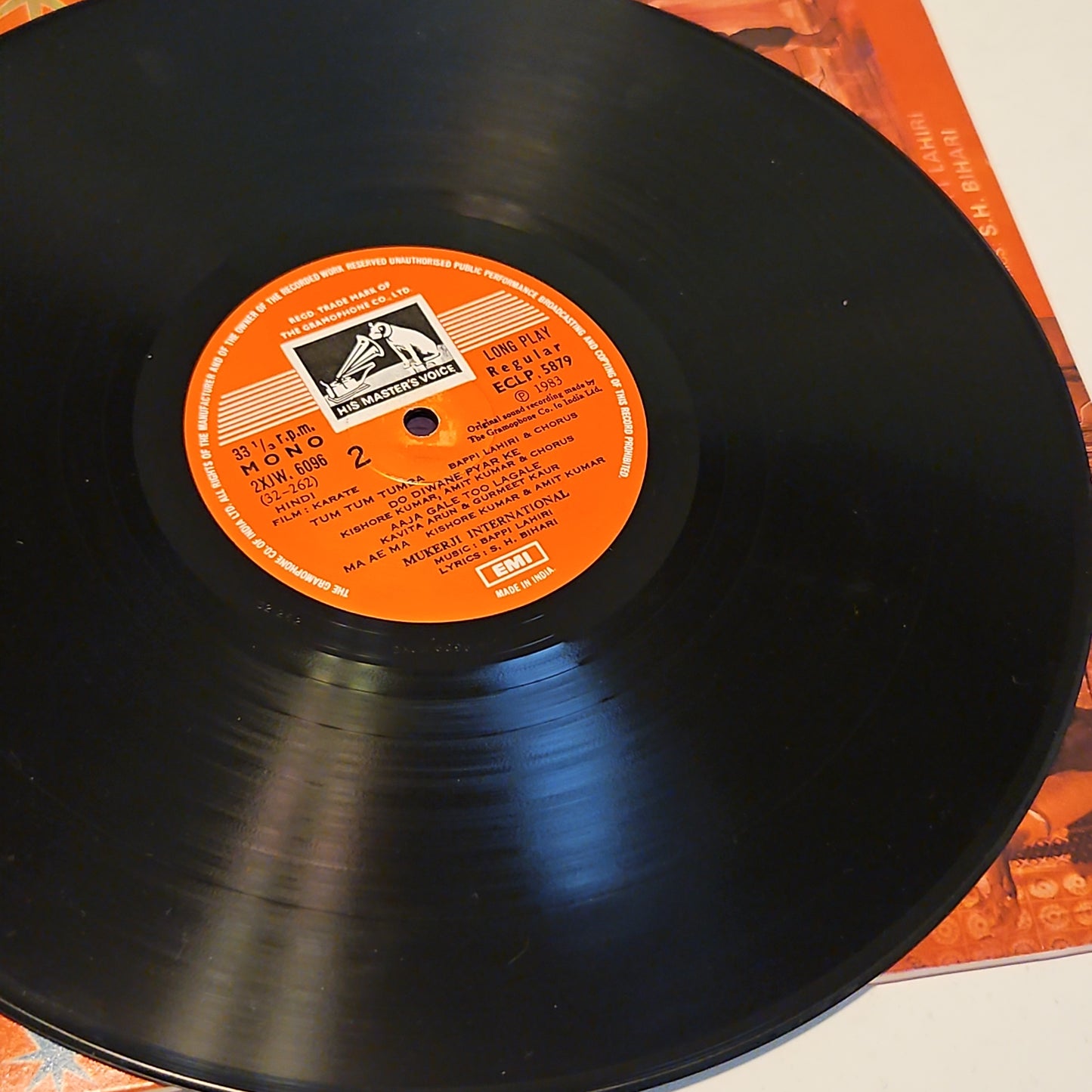 Karate - bappi Lahiri soundtack in near mint 1st edition