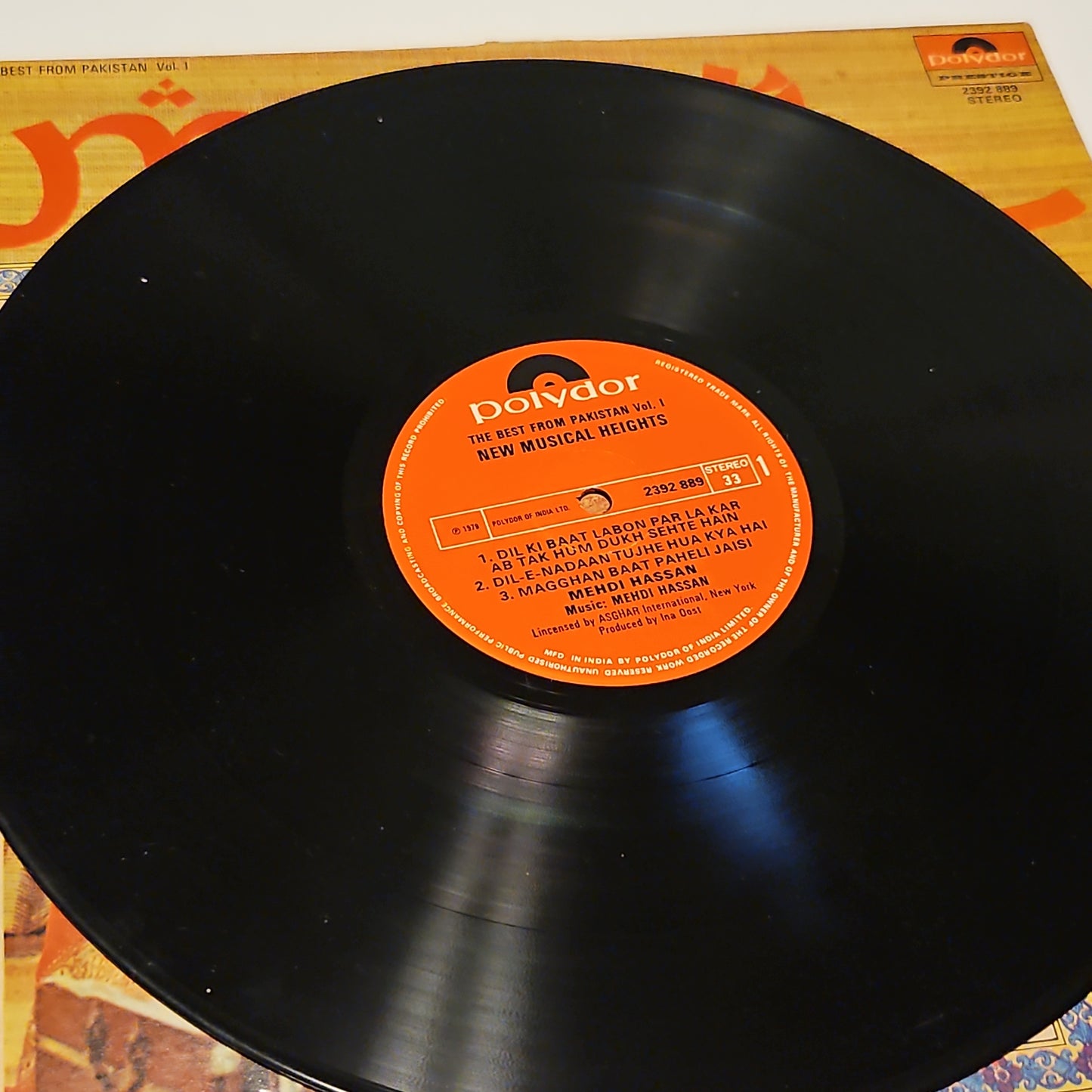 Mehdi Hassan - new Musical heights - Near Mint condition