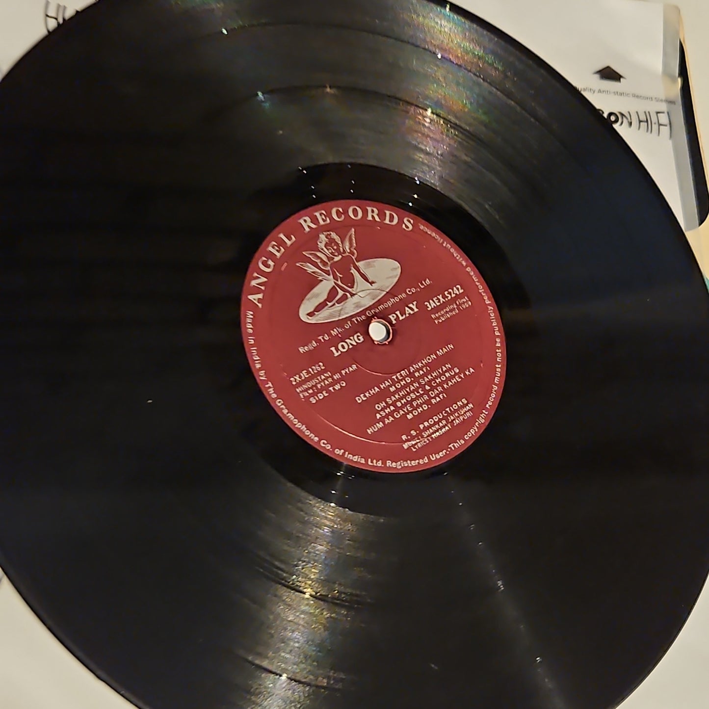 Pyar Hi Pyar - Music by shankar jaikishan - 1st angel in VG+ conditon