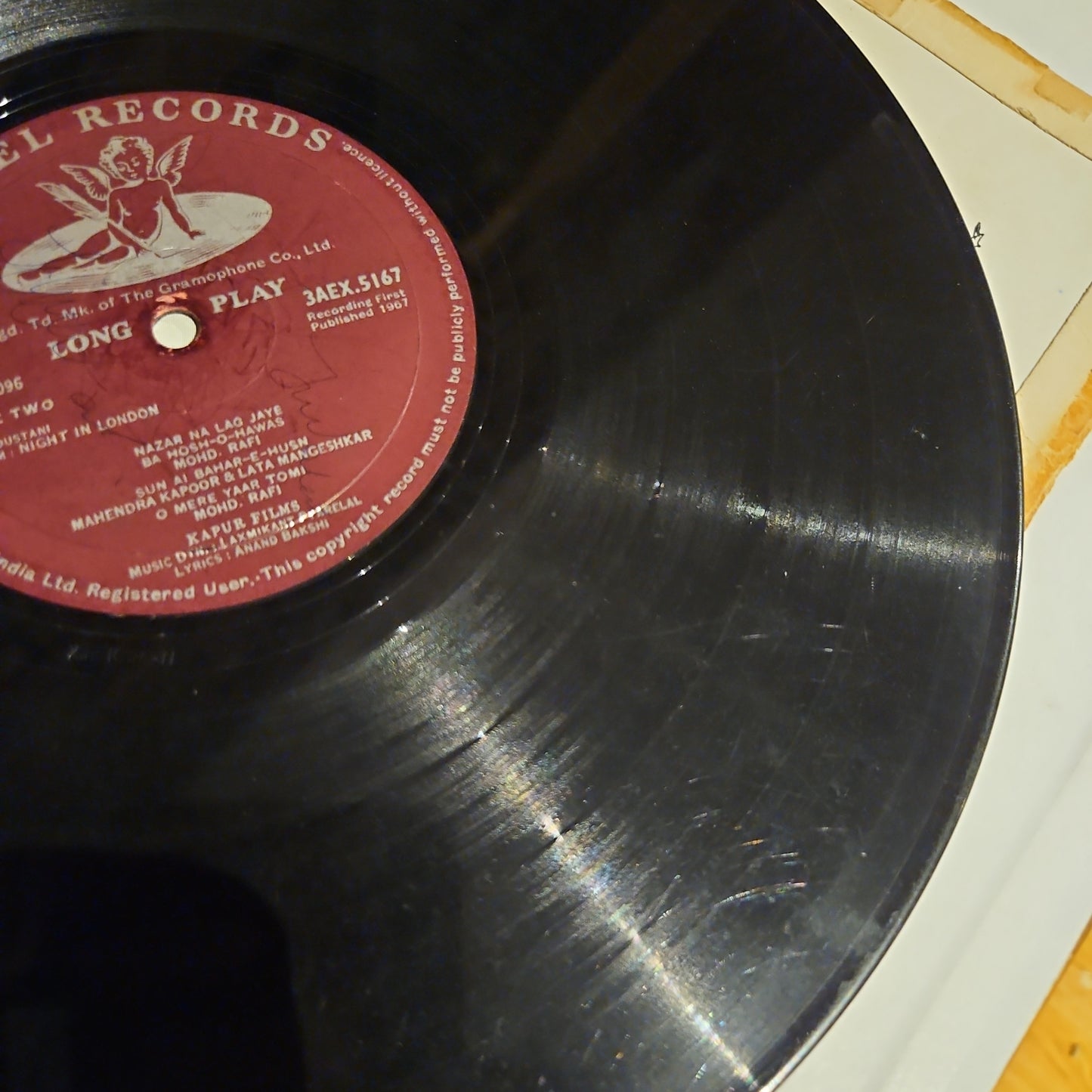 Night in London - Music by Laxmikant Pyarelal 1st Angel in good condition