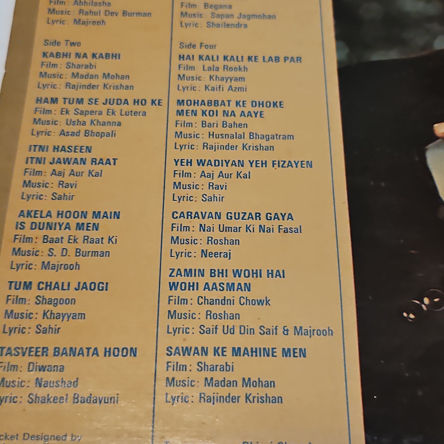 Mohammed Rafi - We Remember Rare song collection - 2 LP set in excellent condition