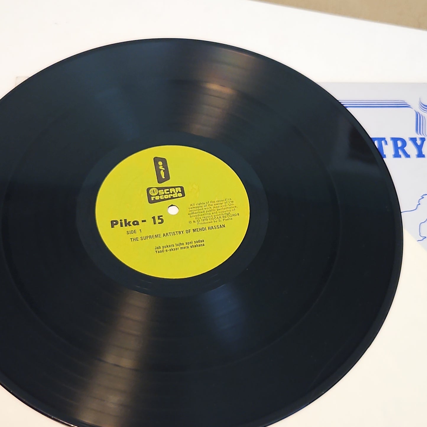 Mehdi Hassan The Supreme Artistry Of Mehdi Hassan 2 LP set in near mint