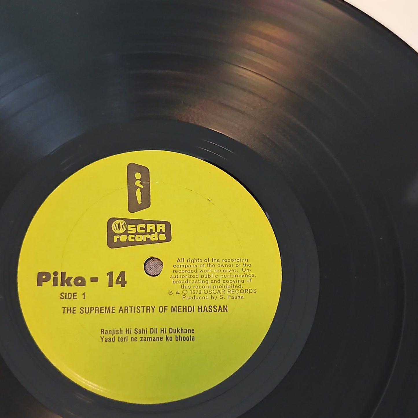 Mehdi Hassan The Supreme Artistry Of Mehdi Hassan 2 LP set in near mint