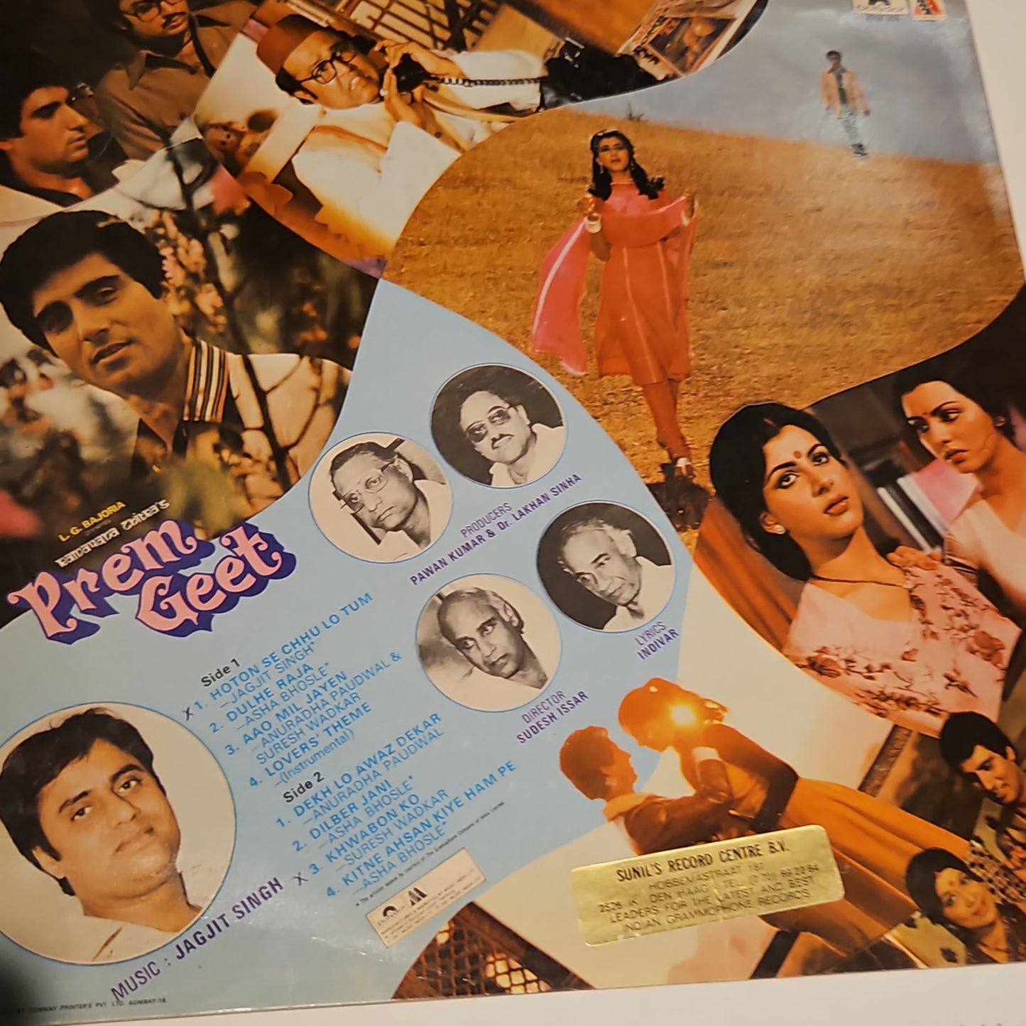PREM GEET - MUSIC by JAGJIT SINGH in Vg+