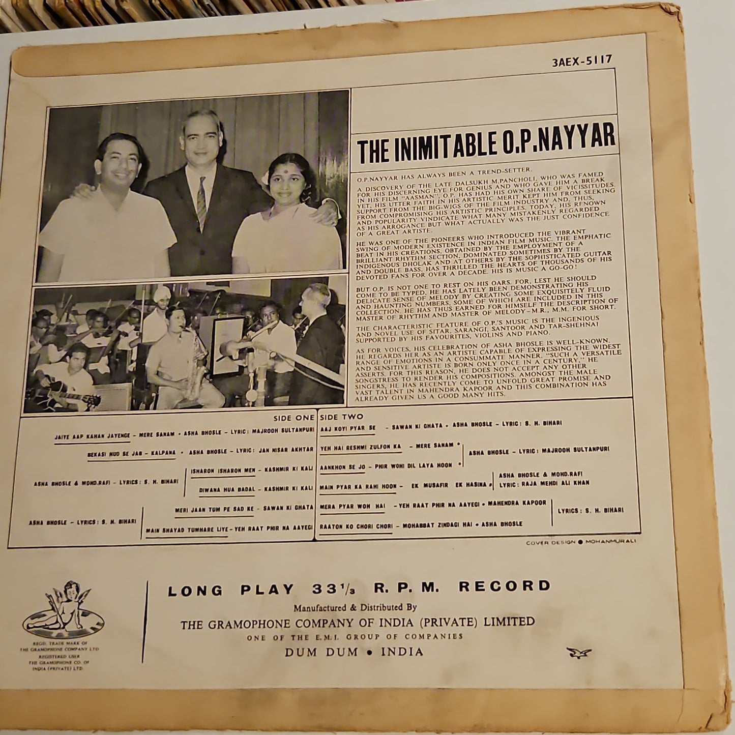 O P NAYYAR - Inimitable O P Nayyar in excellent