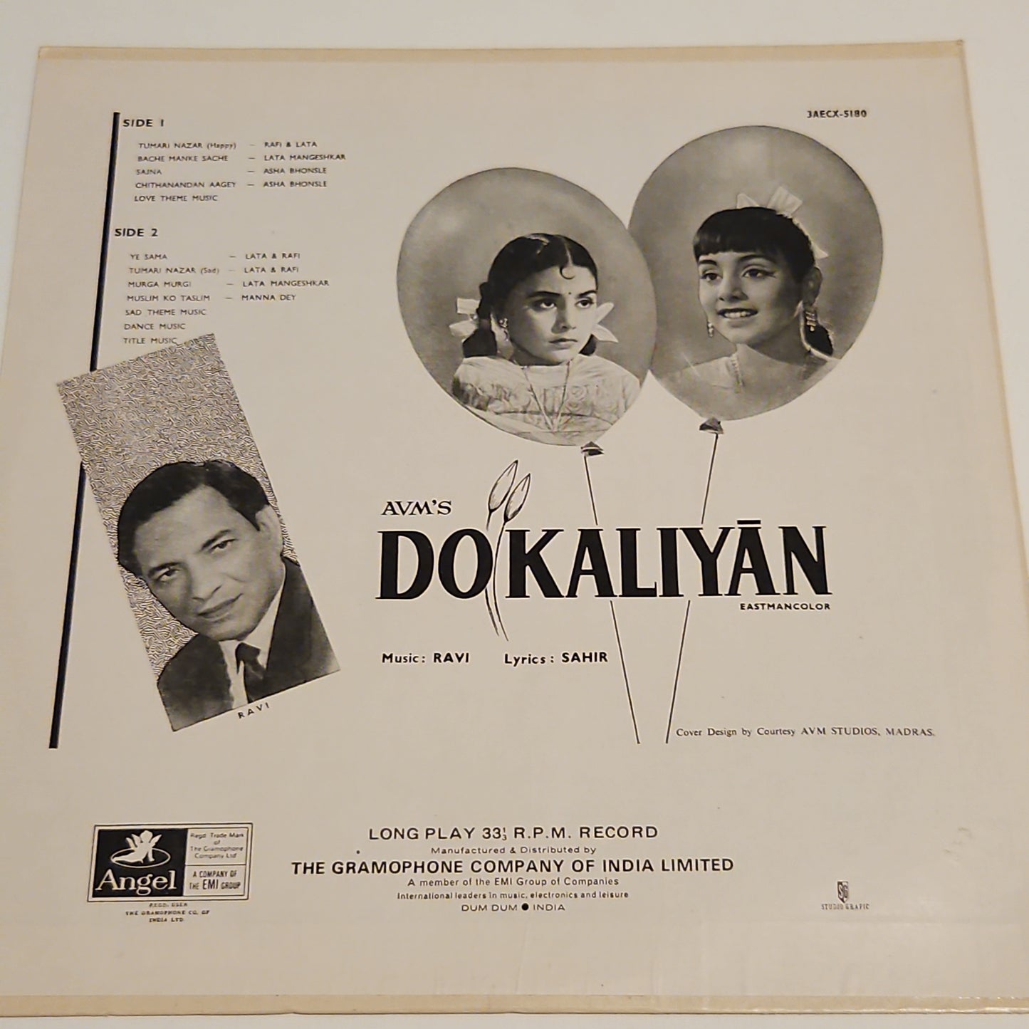 Do Kaliyan - Ravi 1st Pressing Ring Odeon in excellent to near mint condition