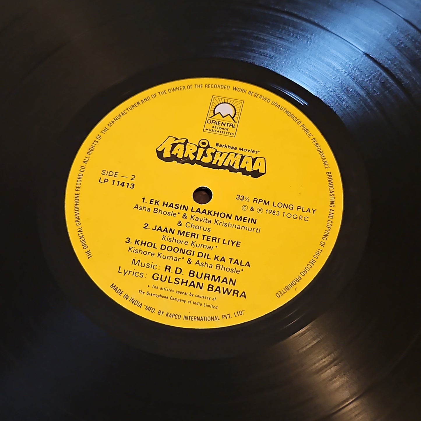 Karishma - R D Burman Blockbuster - in Near mint