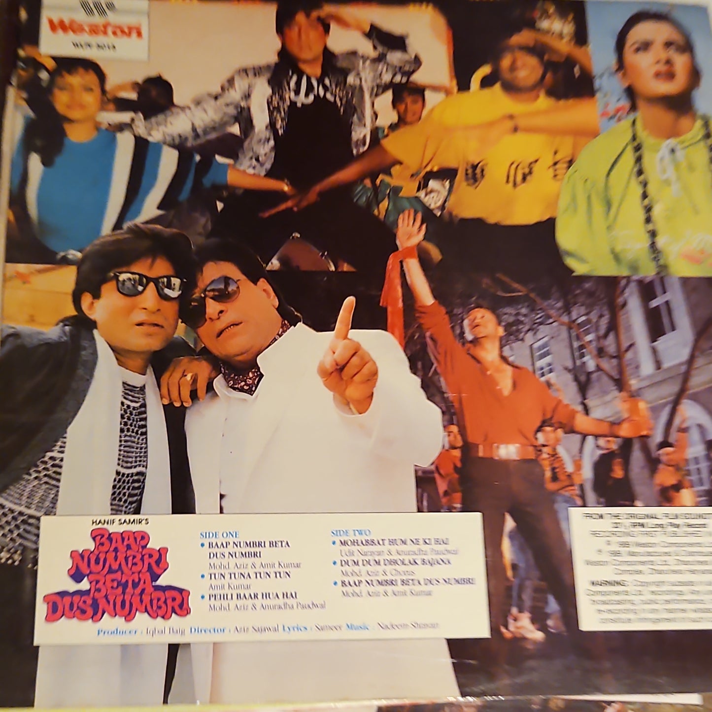 Nadeem Shravan - Baap Numbri Beta Dus Numbri - Unplayed New MINT