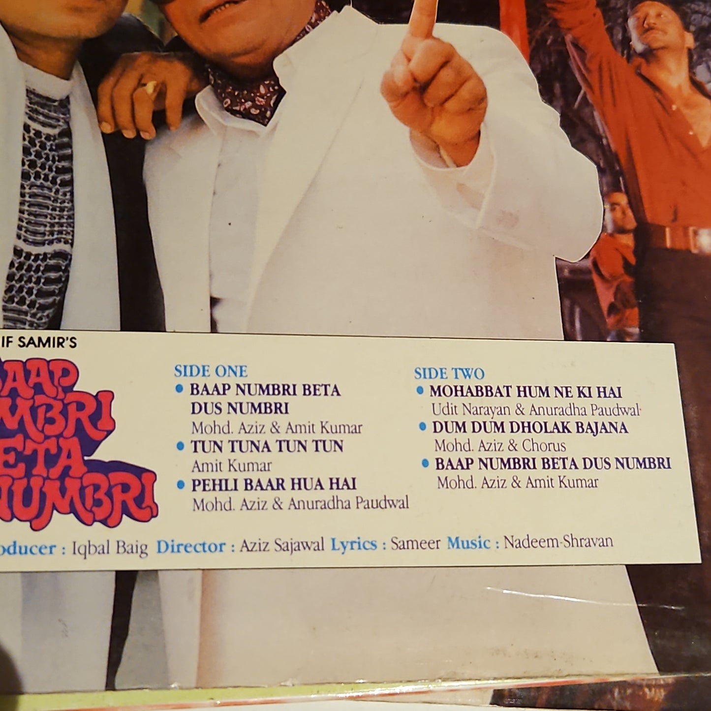 Nadeem Shravan - Baap Numbri Beta Dus Numbri - Unplayed New MINT