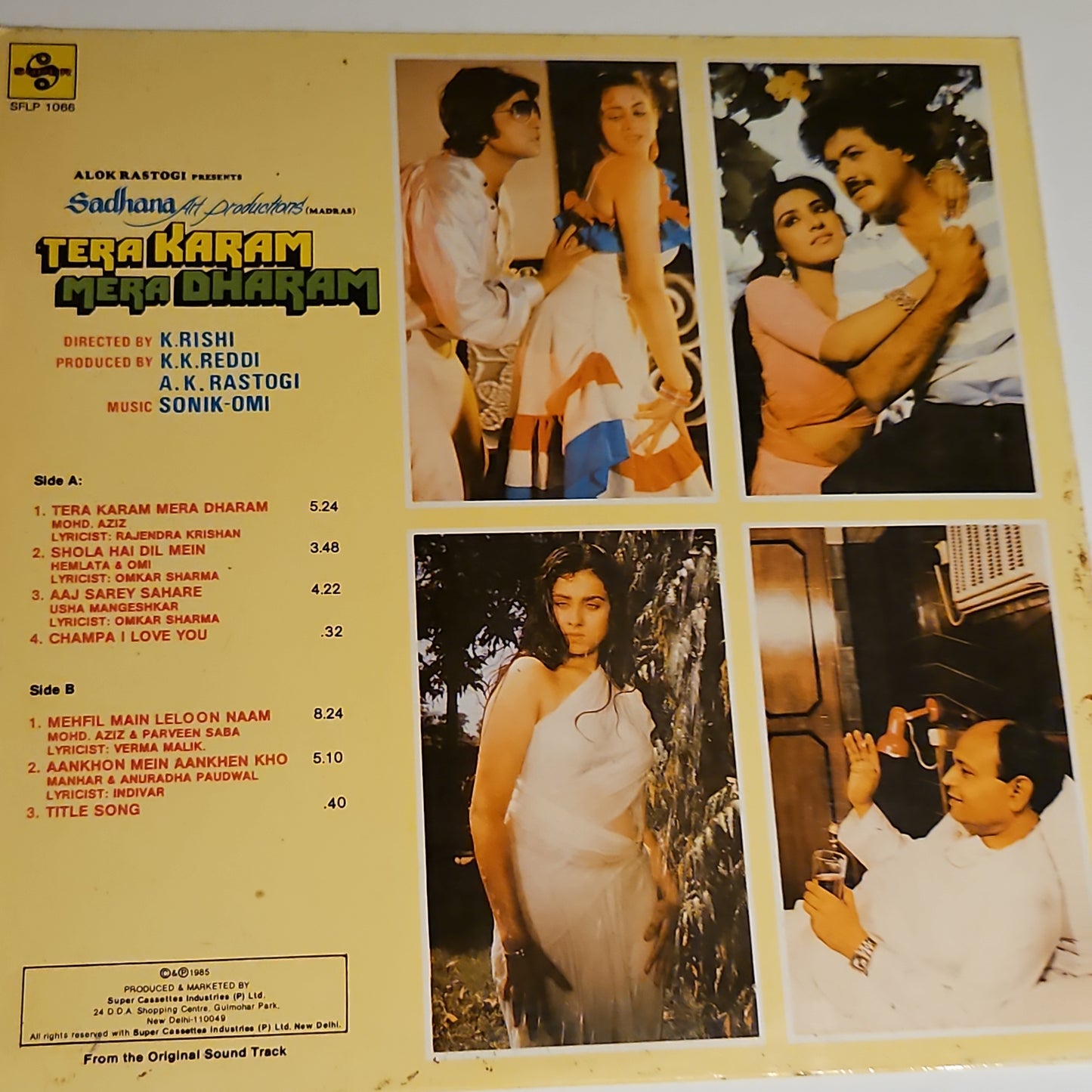 Sonik Omi - Tera Karam Mera Dharam - Unplayed New MINT