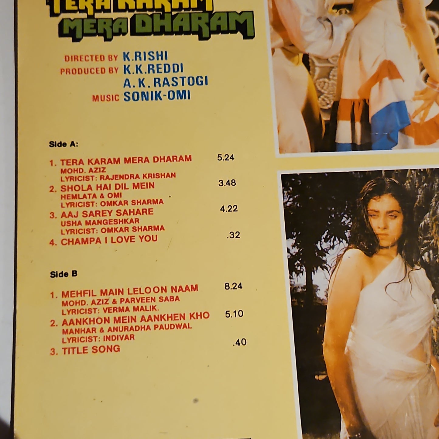Sonik Omi - Tera Karam Mera Dharam - Unplayed New MINT