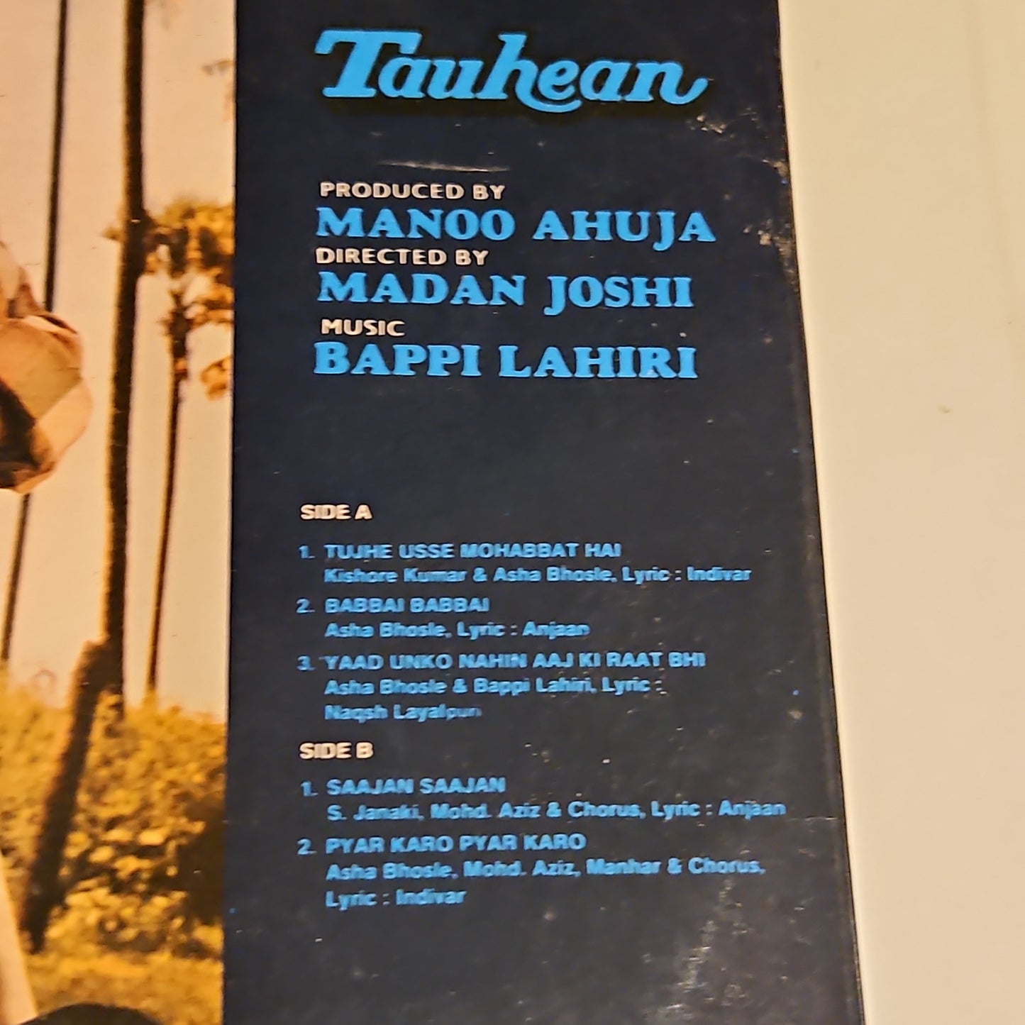 Bapp Lahiri - Tauhean - Unplayed New MINT