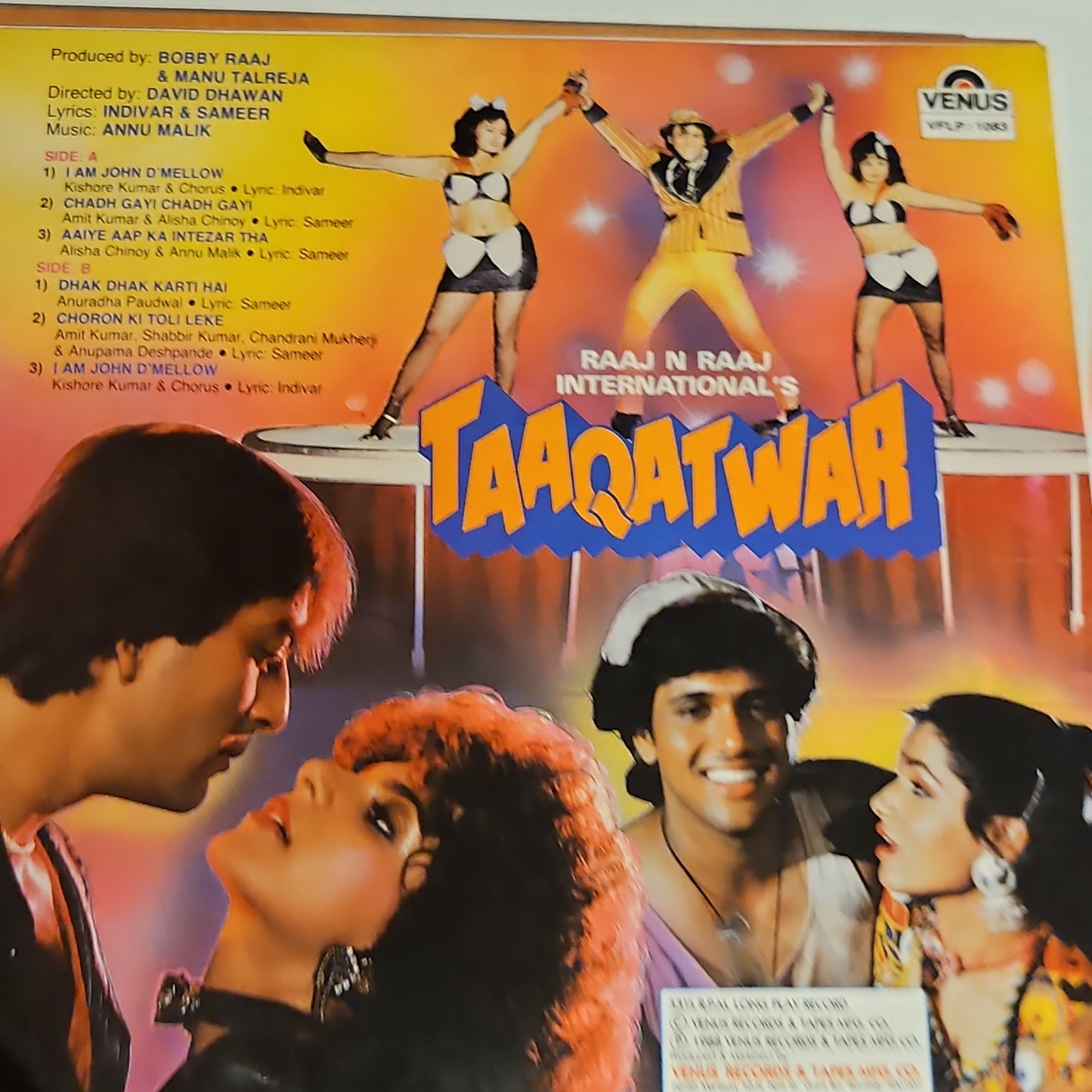 Annu Malik - Taaqatwar - Unplayed New MINT