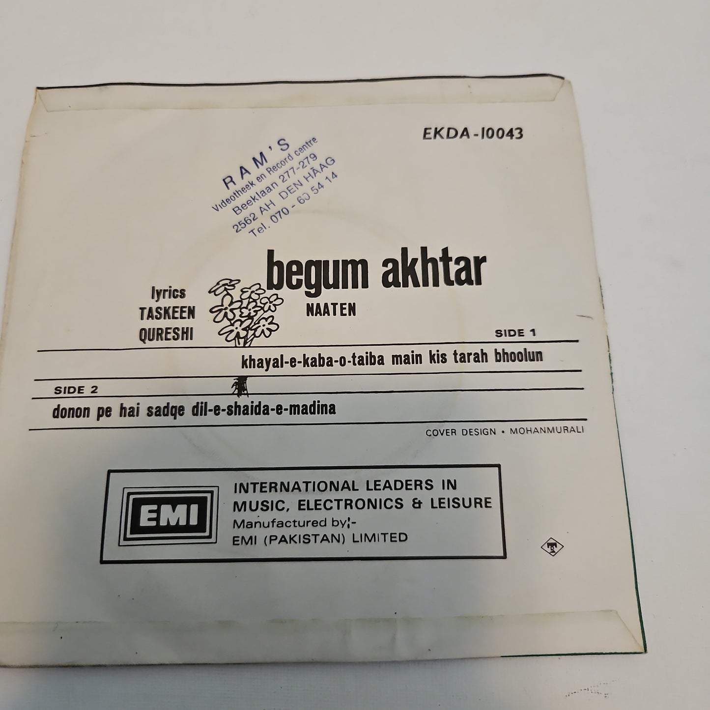 Begum Akhtar – Naaten in Near mint