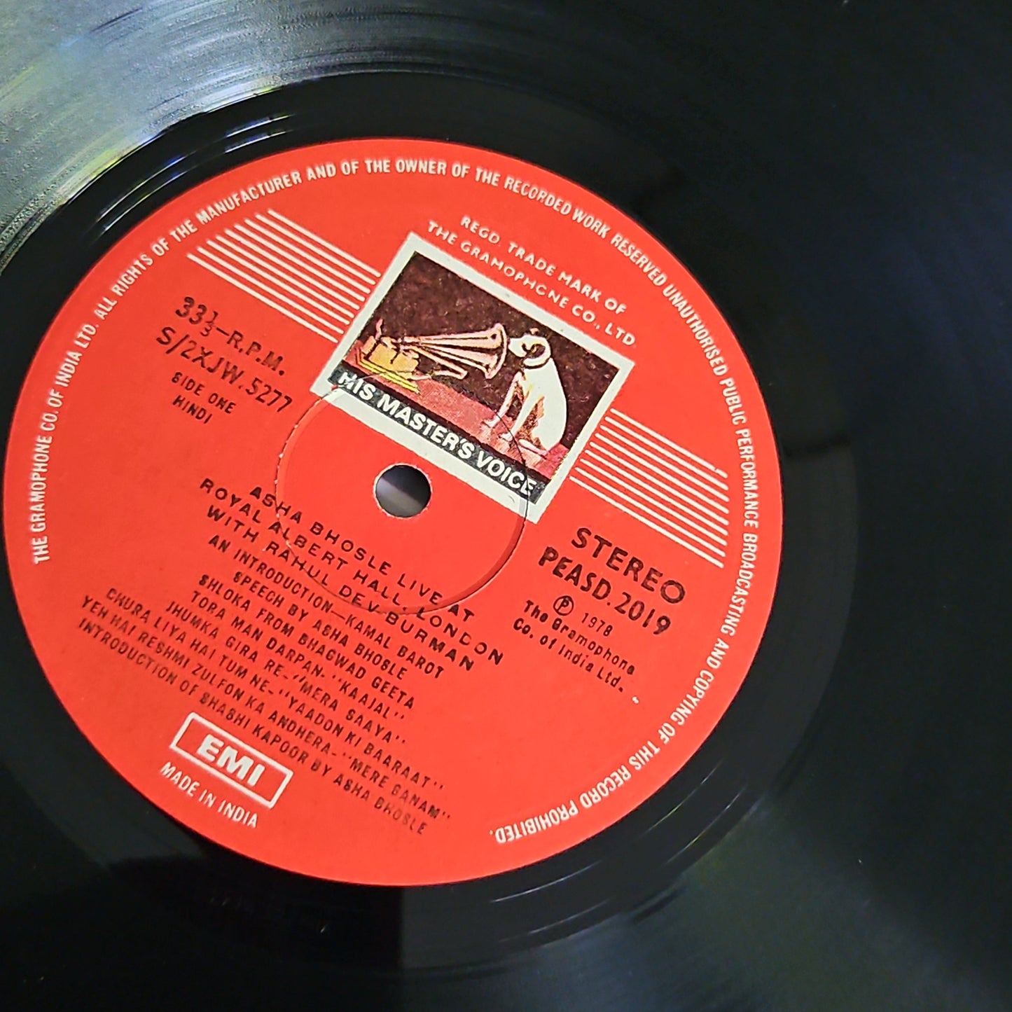 R D Burman & Asha Bhsole Live at Royal Albert Hall 2 LP set near mint
