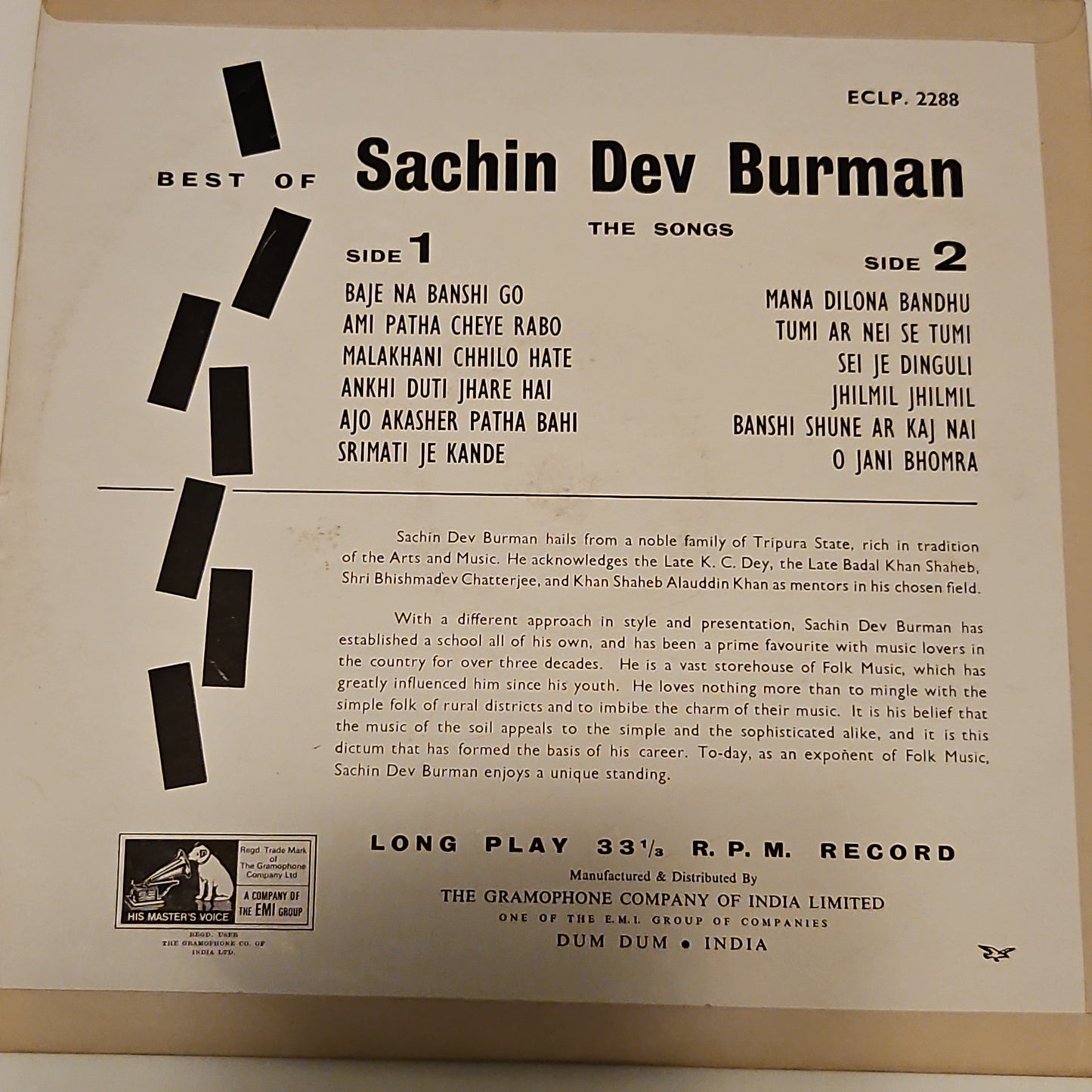 Best of Sachin Dev Burman Bengali songs in excellent