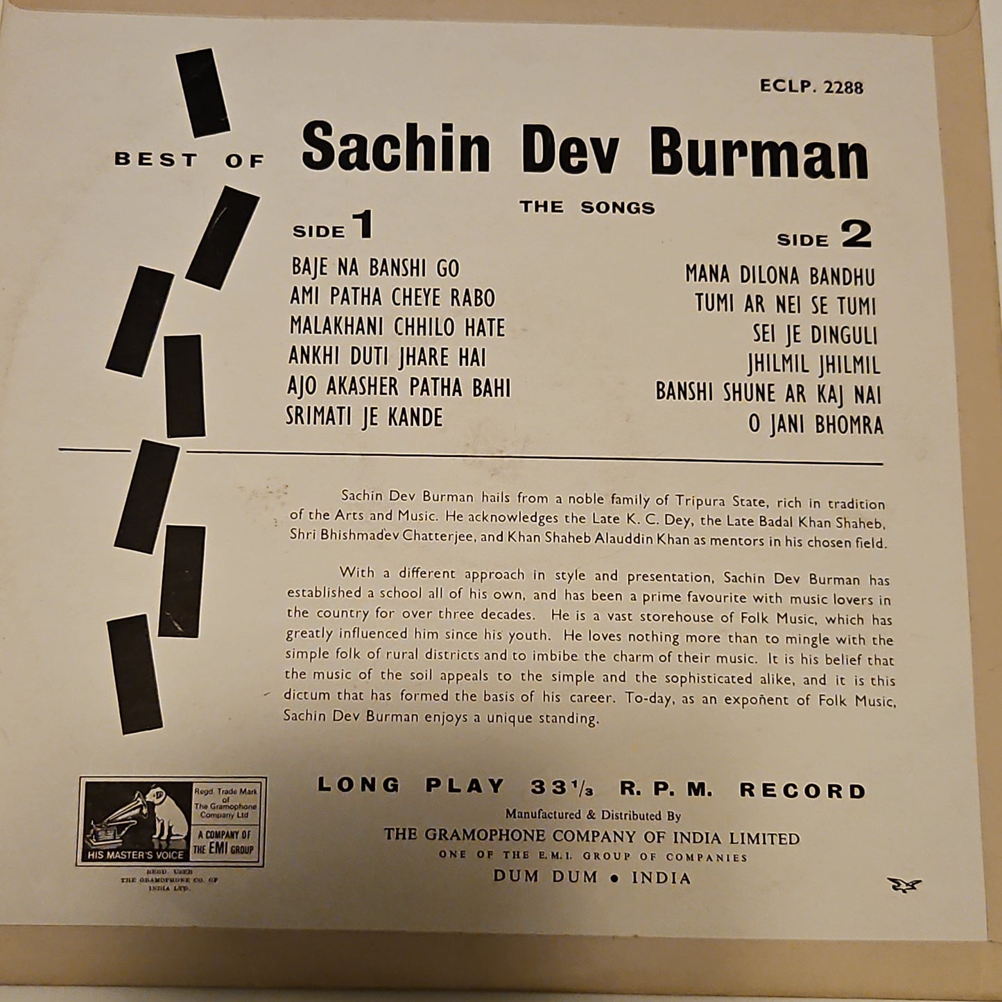 Best of Sachin Dev Burman Bengali songs in excellent