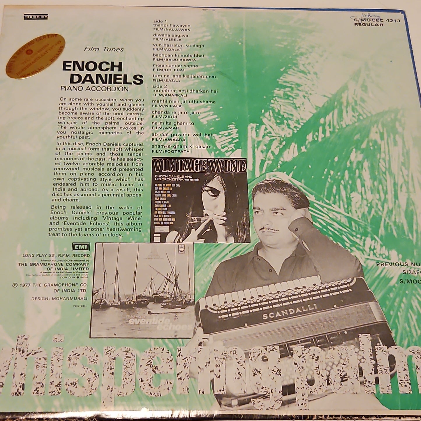 Enoch Daniel's Whispering Palms in VG+