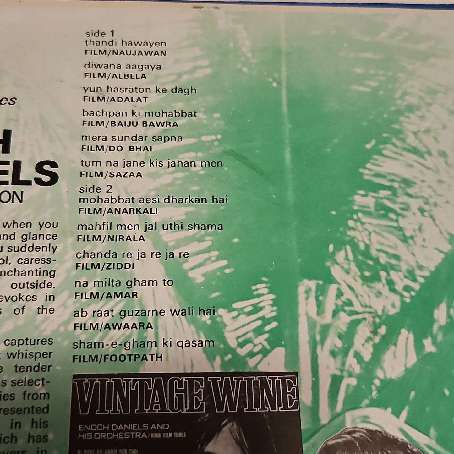 Enoch Daniel's Whispering Palms in VG+