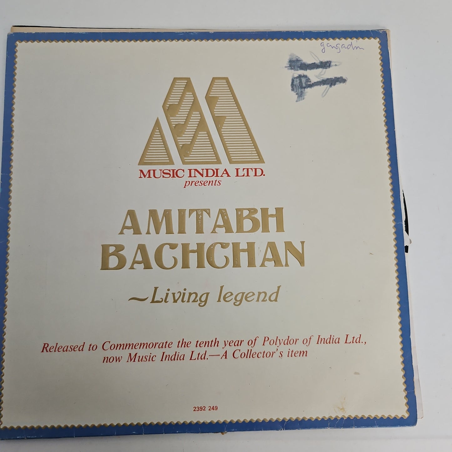 Amitabh Fans 2 LPs  1. Amitabh Recites and 2. 10 years Together Amitabh - Excellent to near mint