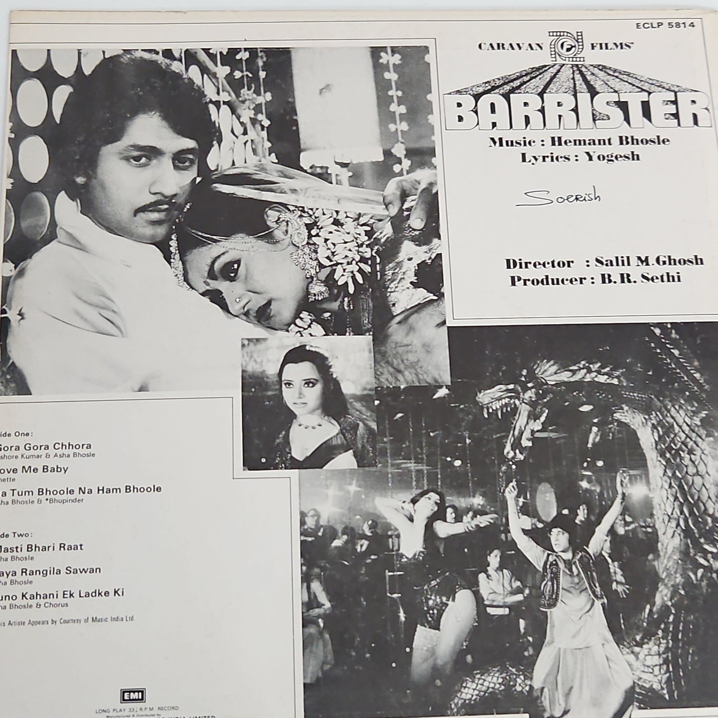 Barrister - Hemant Bhosle, Yogesh- - in excellent to near mint Rare.