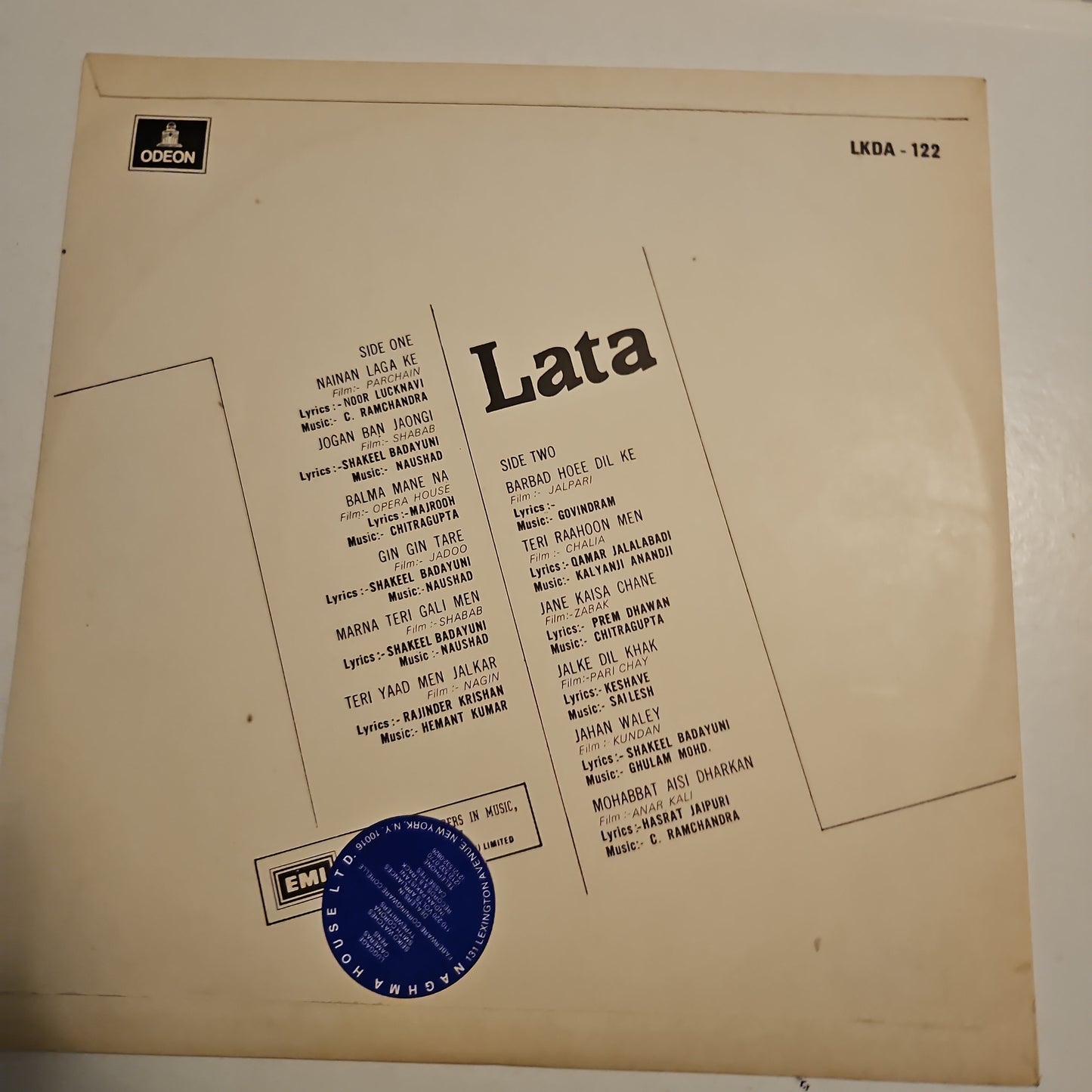 Lata Mangeshkar Good Old Hits in Near mint