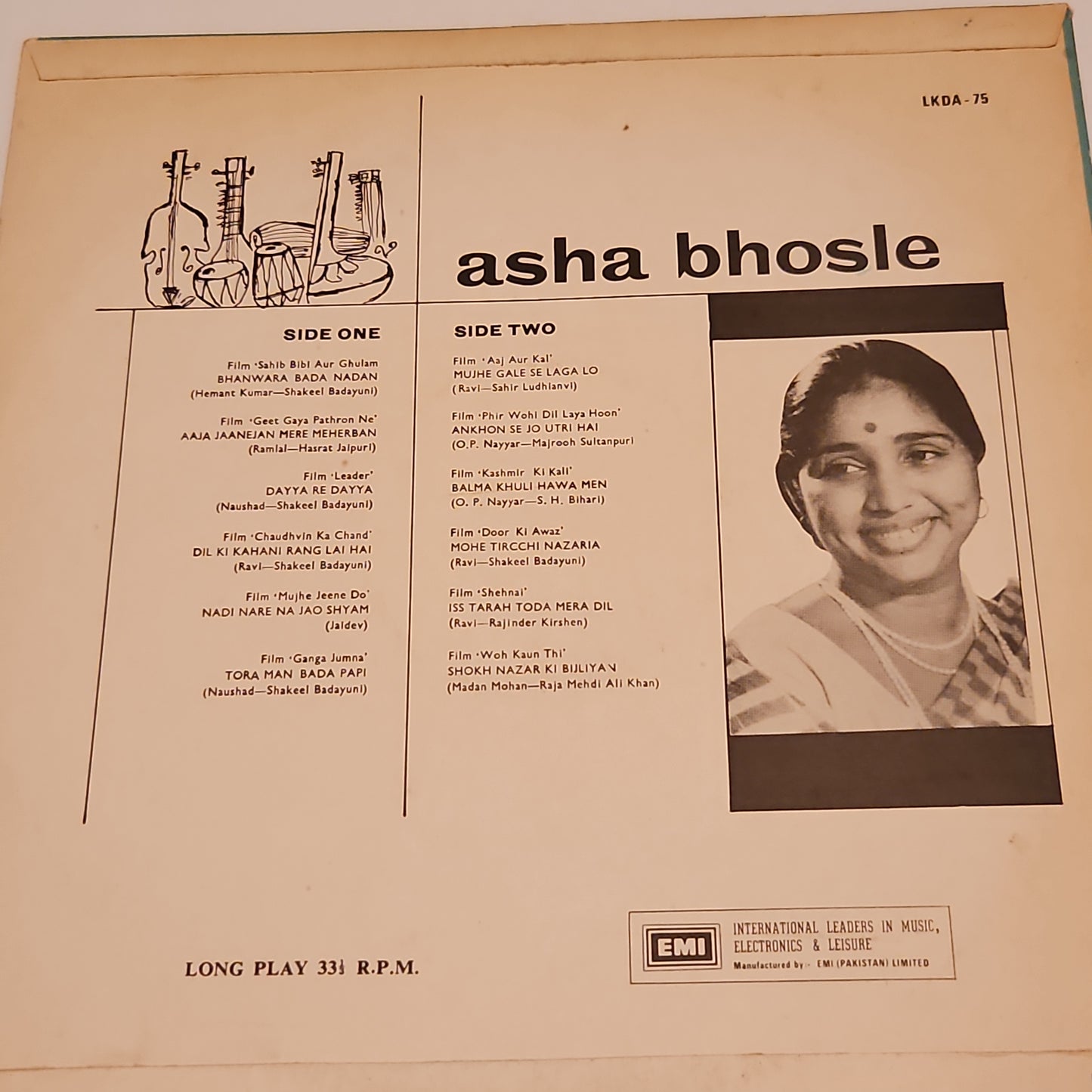 Asha Bhosle - Rare collection near mint LKDA75