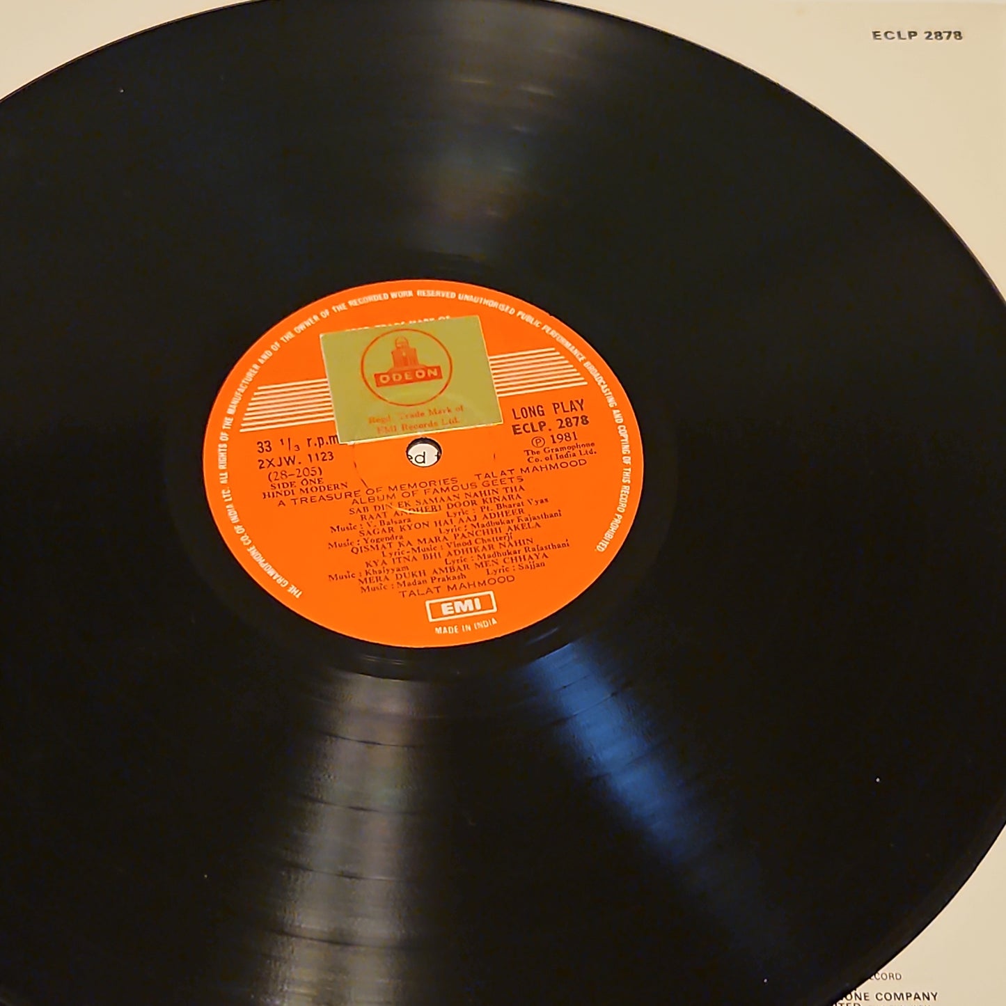 Talat Mehmood - A Treasure of Memories in near mint