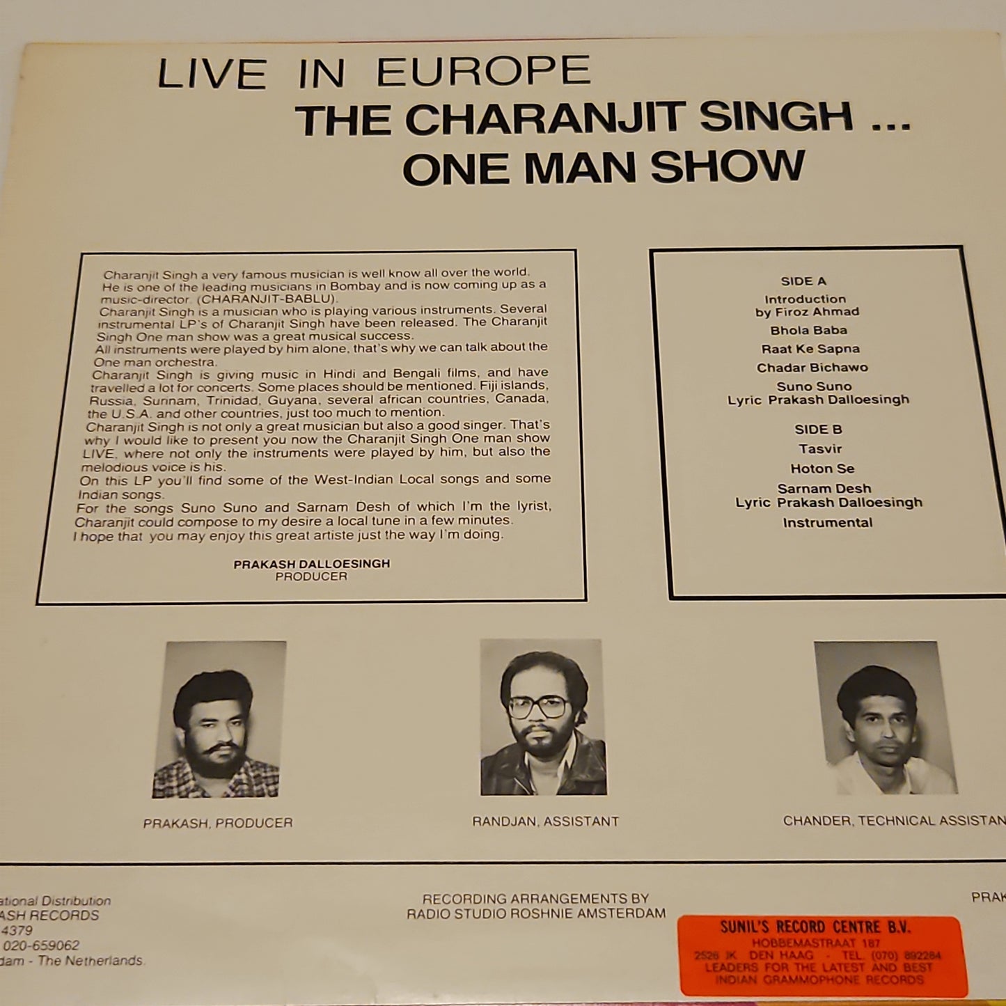 Charanjit -one man show in Near mint