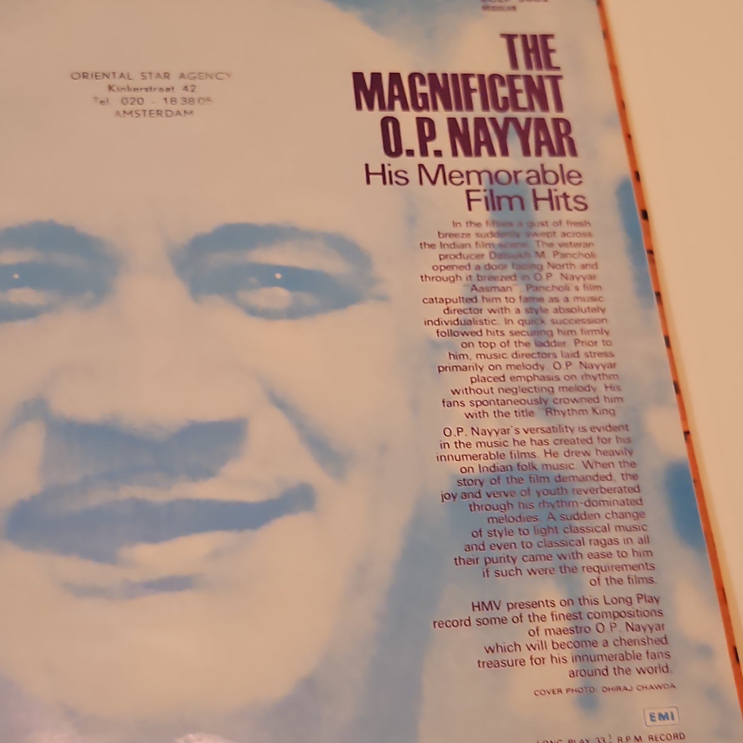 3 Music Maestros LPs - Khaiyyam, O. P. Nayyar and Salil Chowdhury in excellent to near mint