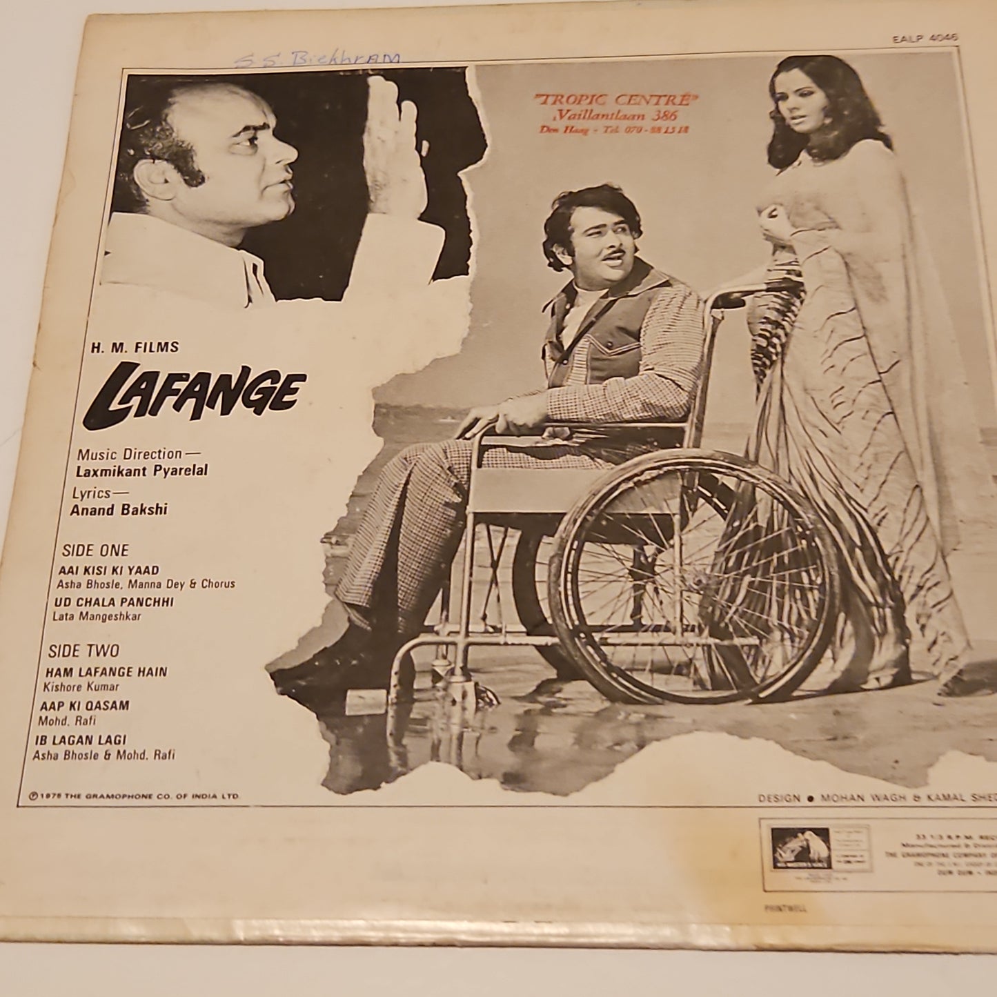 LAFANGE - Laxmikant Pyarelal superhit 1st pressing in near mint