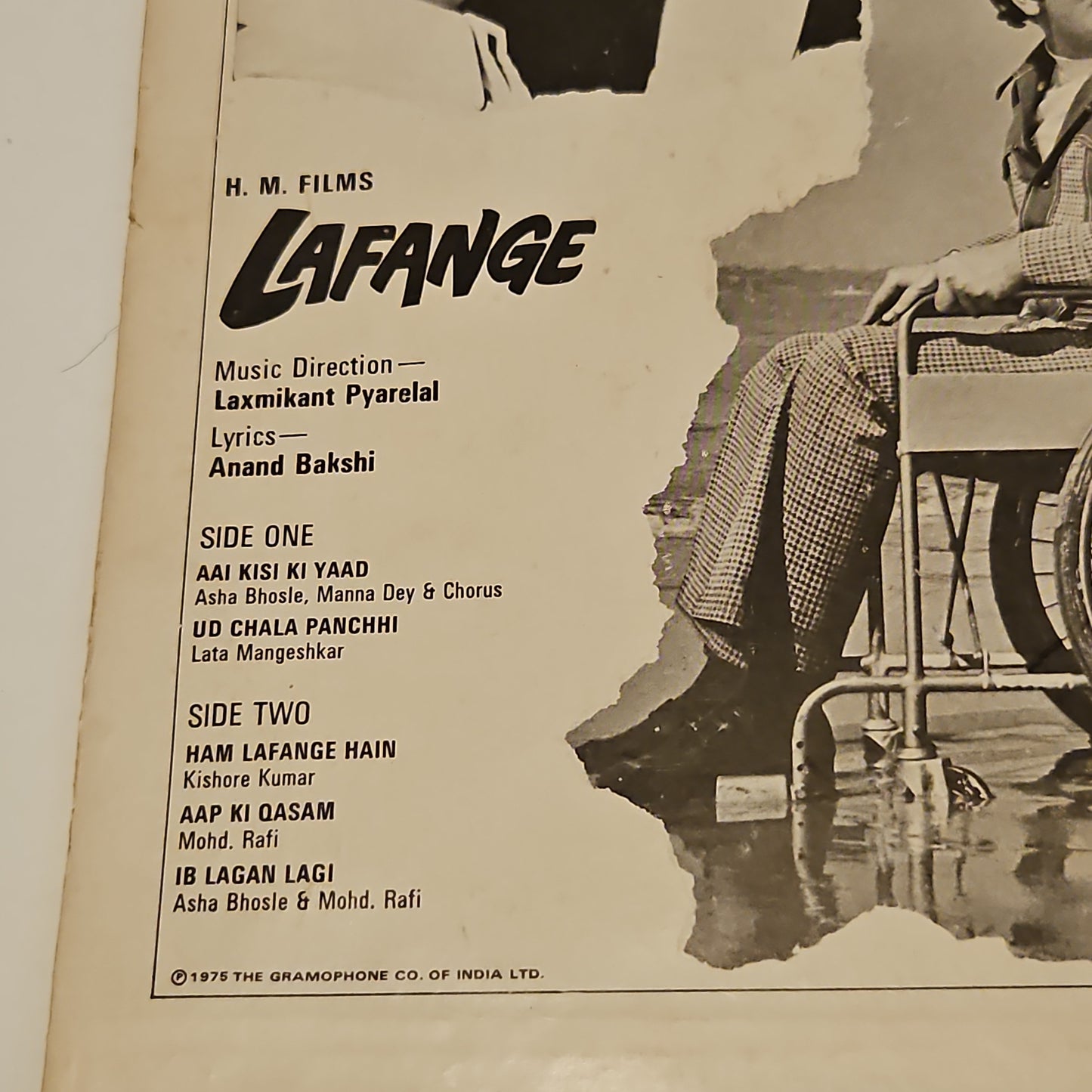 LAFANGE - Laxmikant Pyarelal superhit 1st pressing in near mint