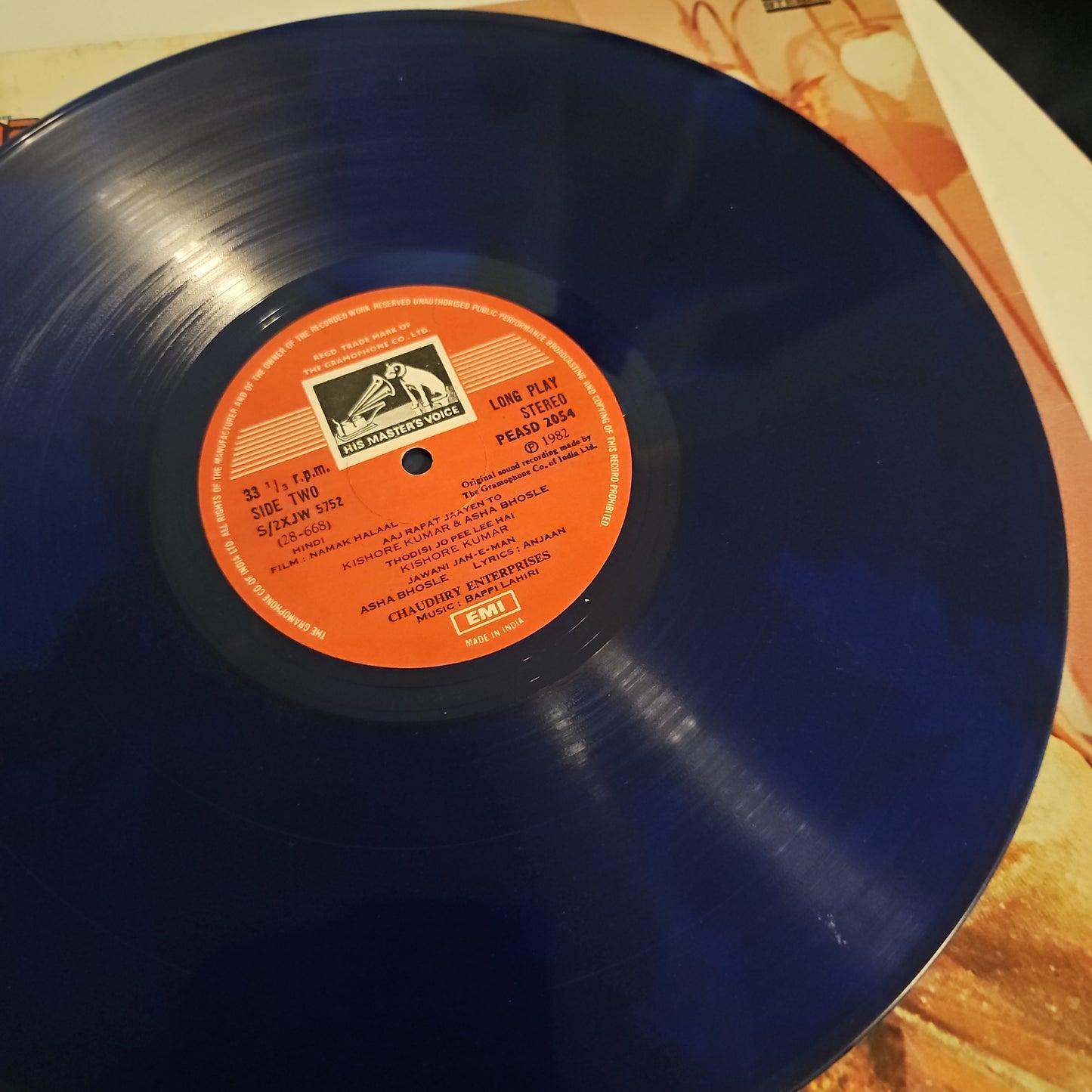 Color Blue Namak Halal - Bappi Lahiri - superhit blockbuster gatefold in Good+