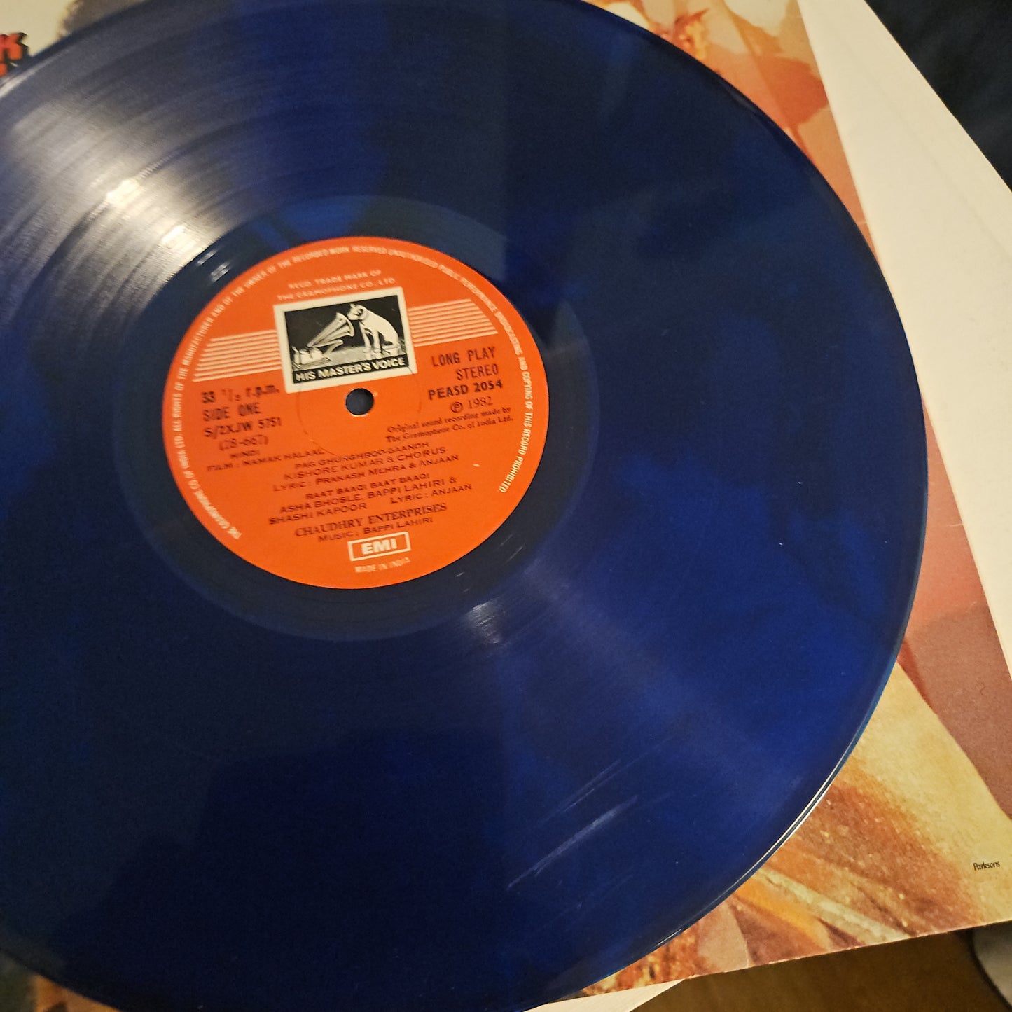 Color Blue Namak Halal - Bappi Lahiri - superhit blockbuster gatefold in Good+