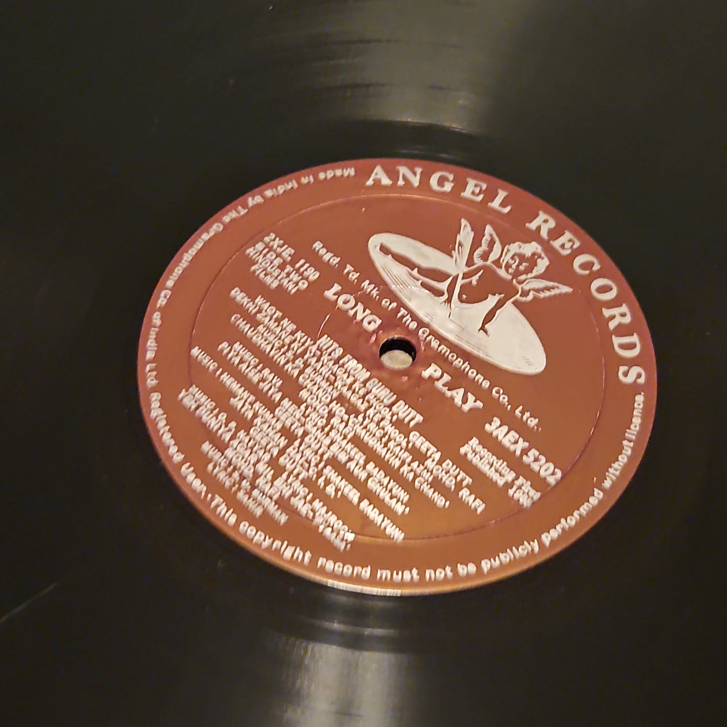 Hits of guru dutt - 1st Angel - includes *kagaz ke phool* songs in Excellent to NM